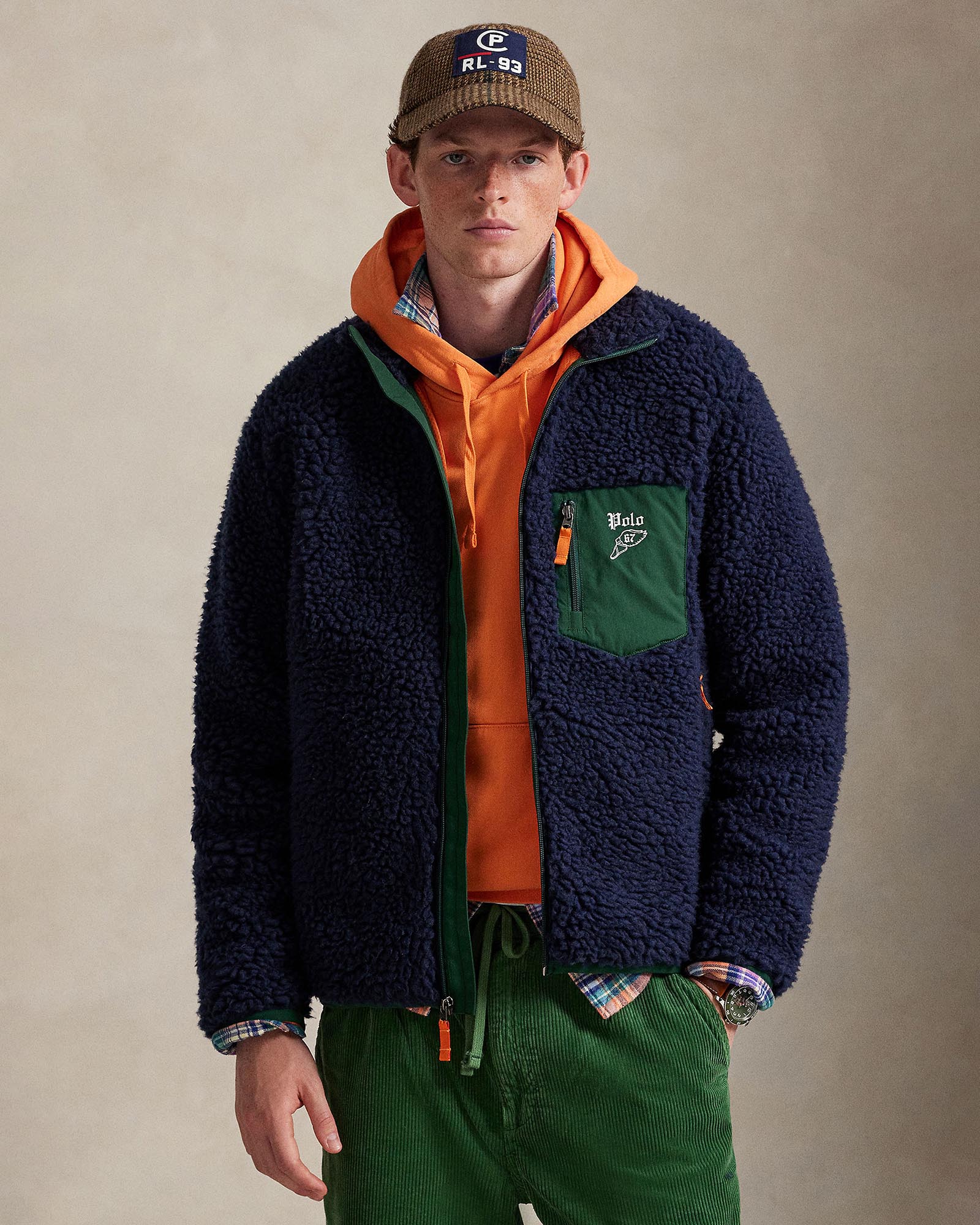 Logo Pile Fleece Jacket