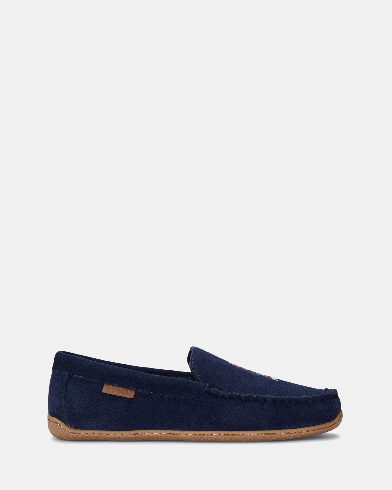Brenan Polo Bear Suede Slippers