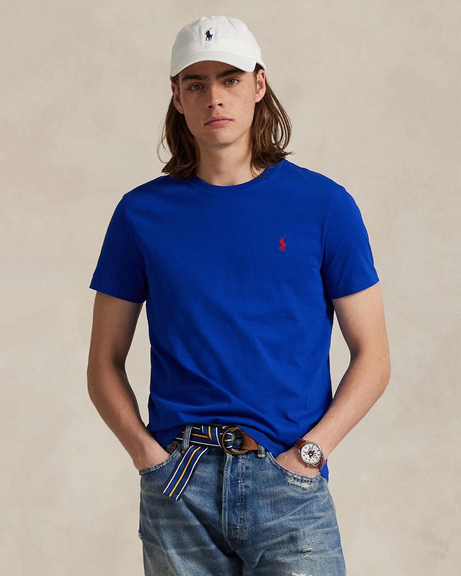 ICONIC EXCLUSIVE - Custom Slim Fit Jersey Crewneck T-shirt