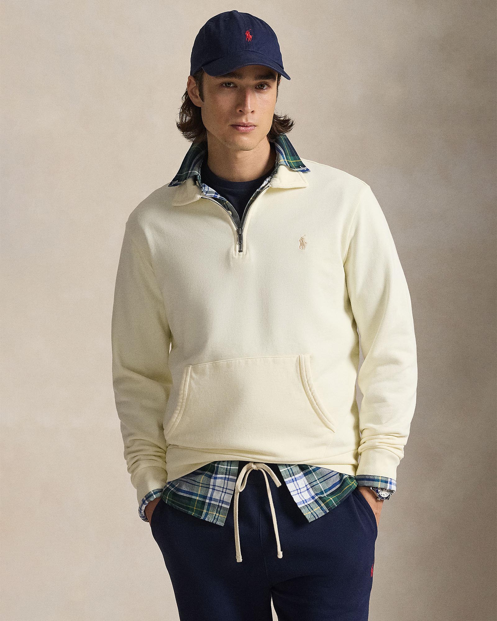 Loopback Fleece Quarter-Zip Sweatshirt