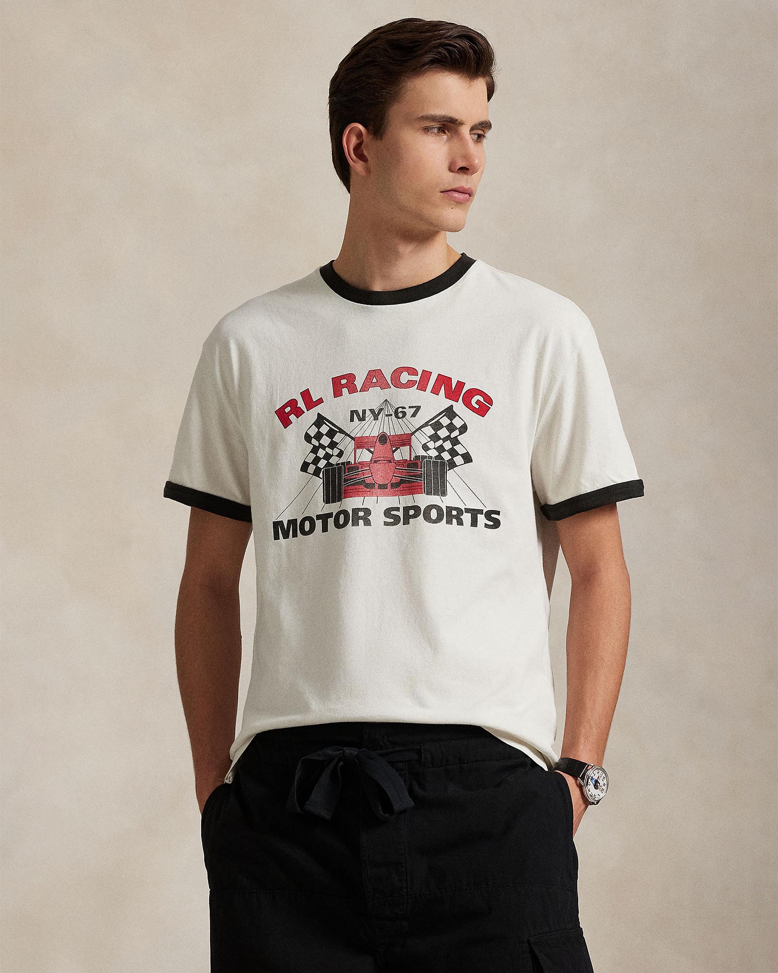 Classic Fit Jersey Graphic T-Shirt