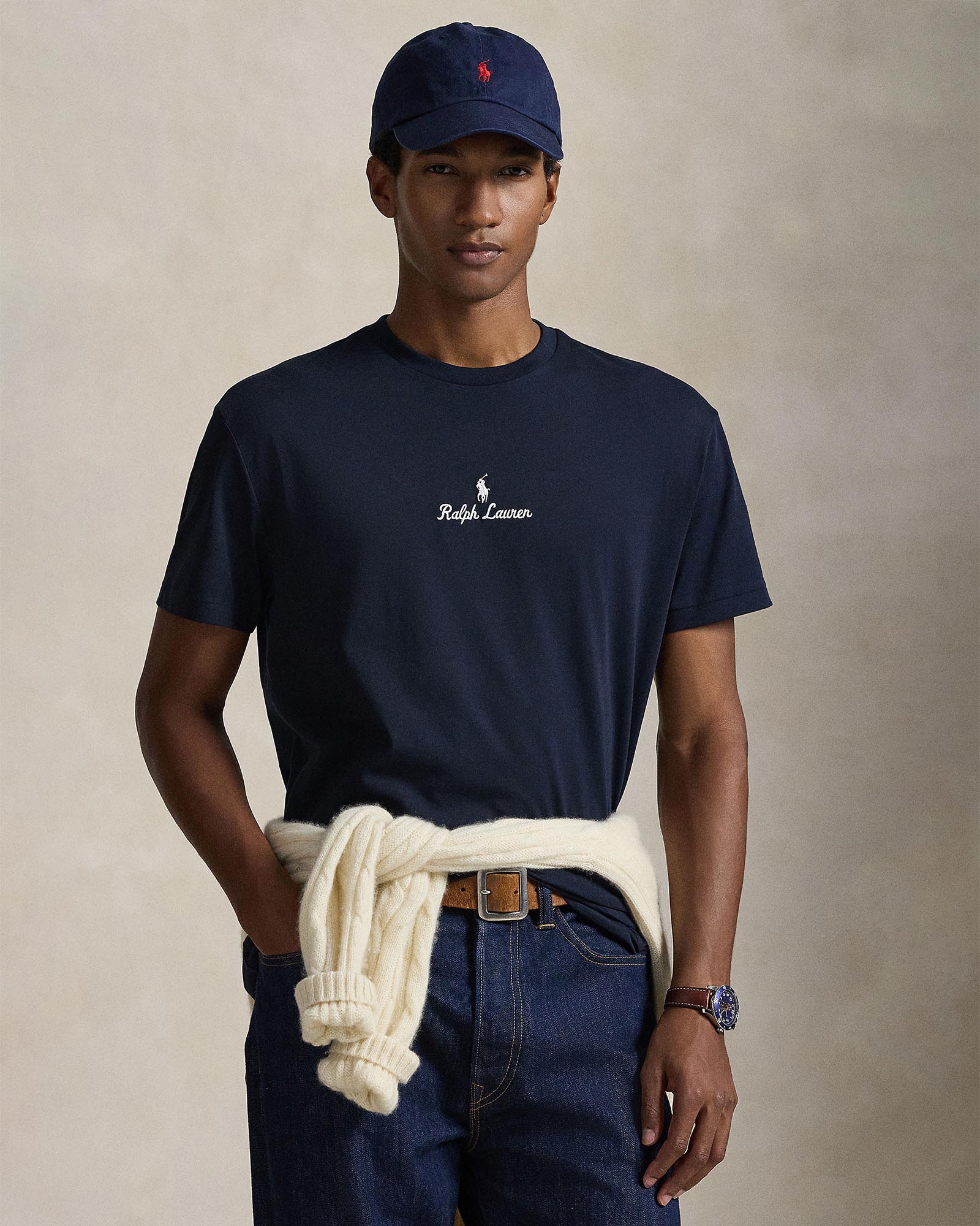 Classic Fit Logo Jersey T-Shirt