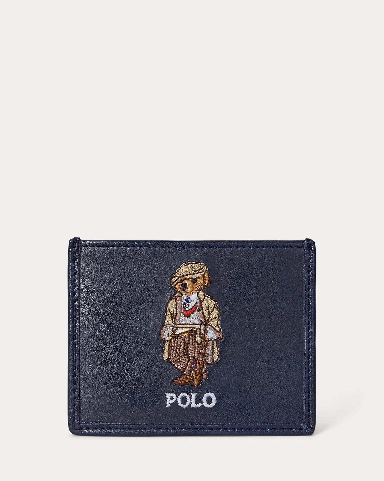 Polo Bear Leather Card Case
