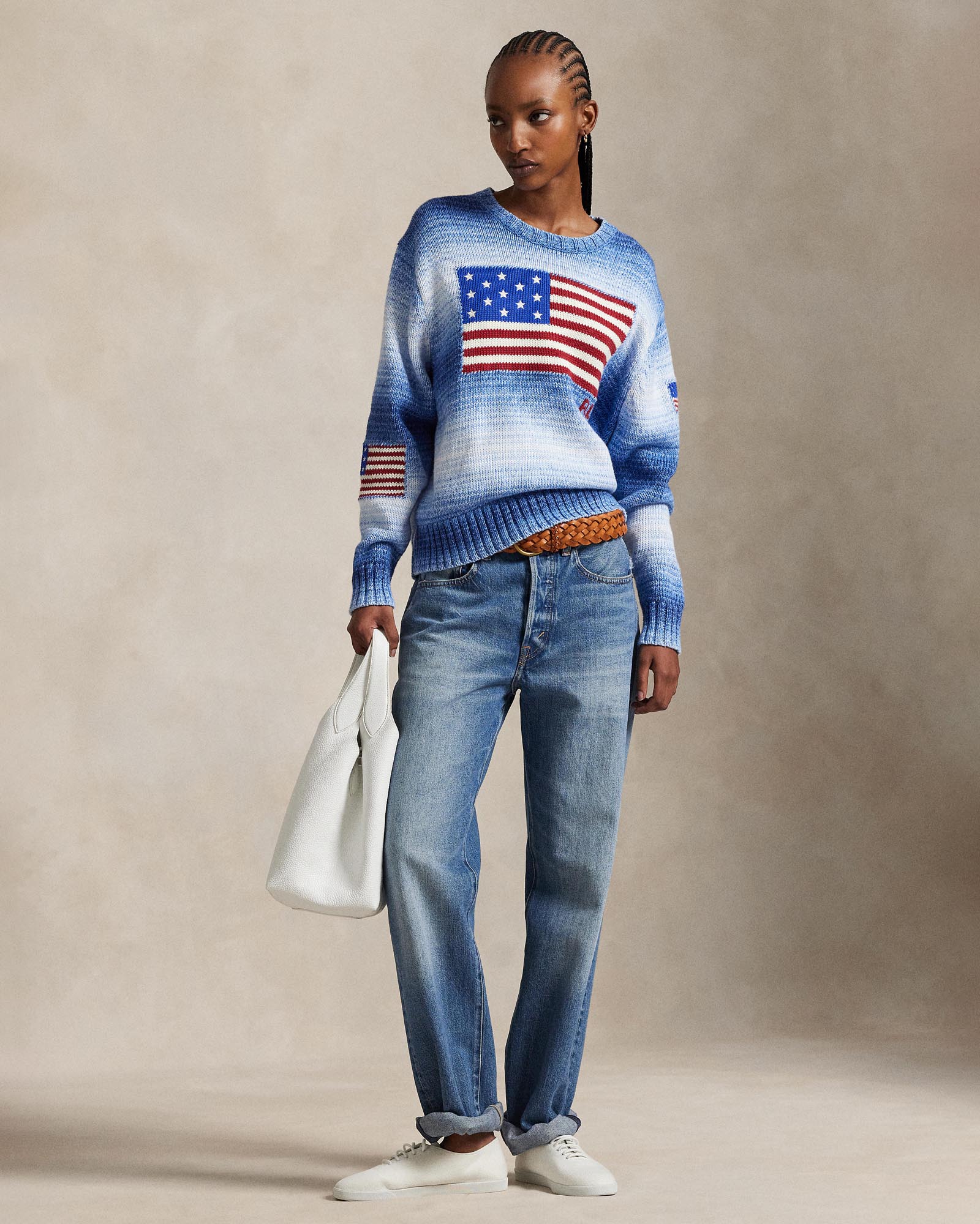 Flag Ombré Cotton Sweater