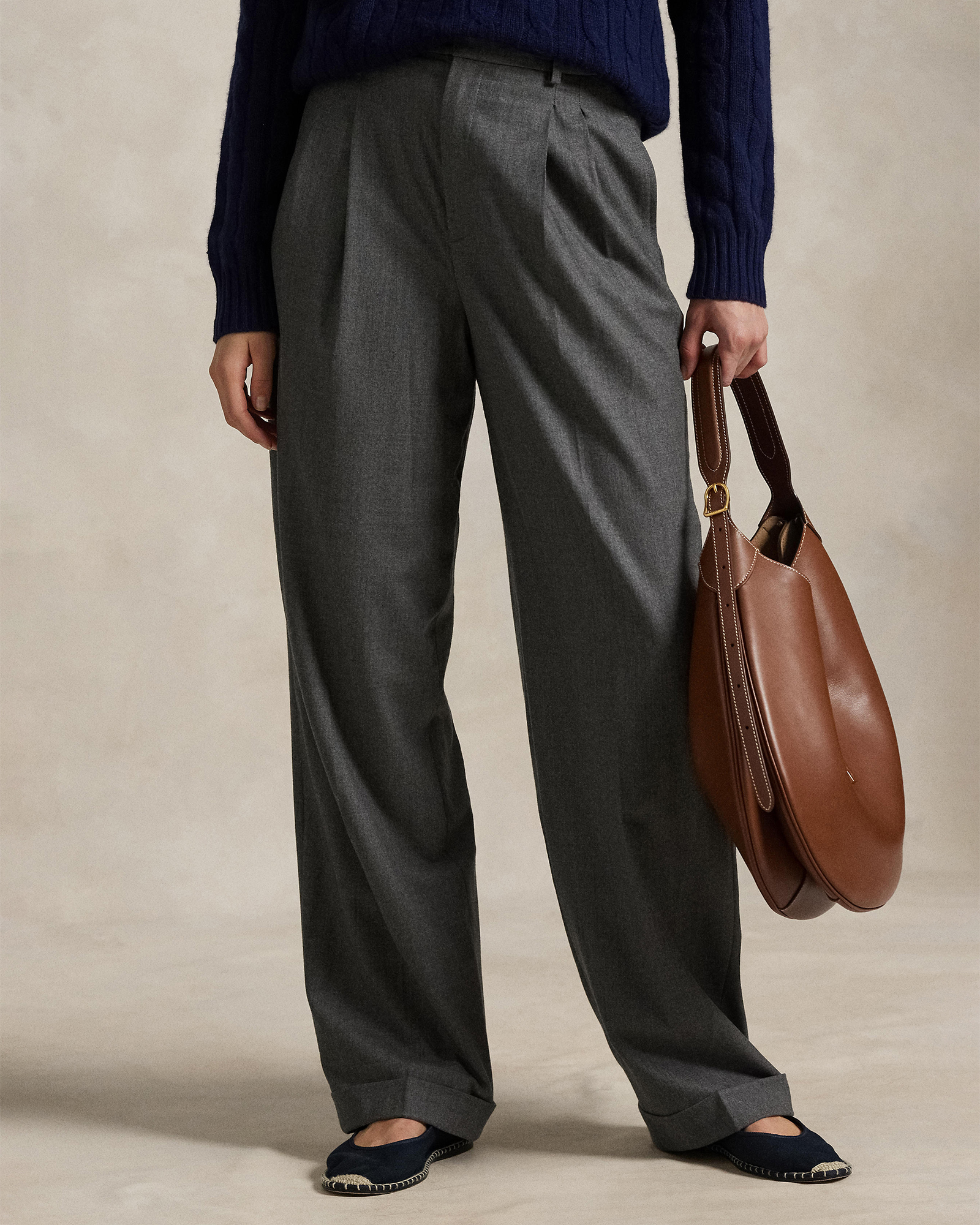 Wool-Blend Bacall Pants