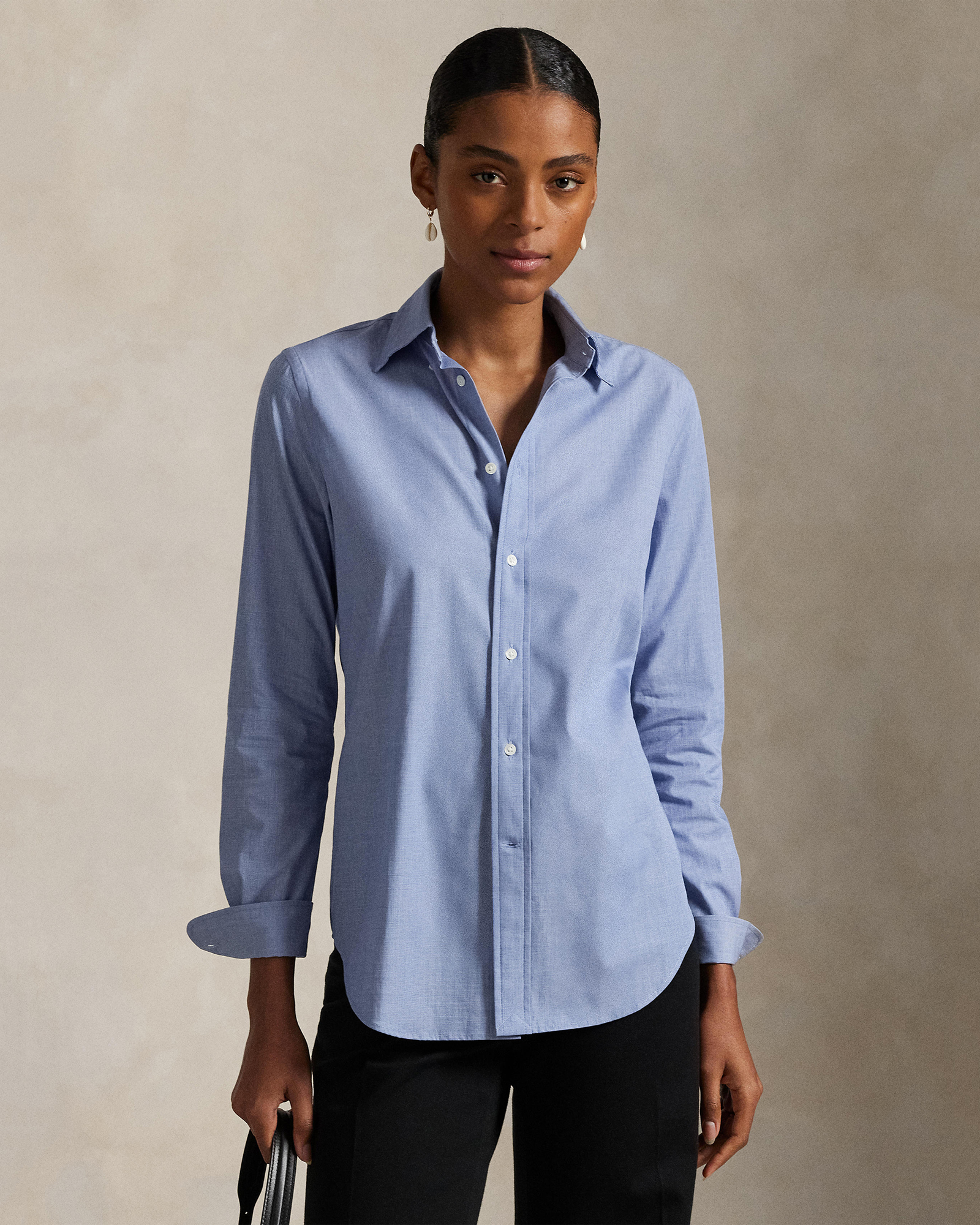 End-On-End Stretch Slim Fit Cotton Shirt - ICONIC EXCLUSIVE