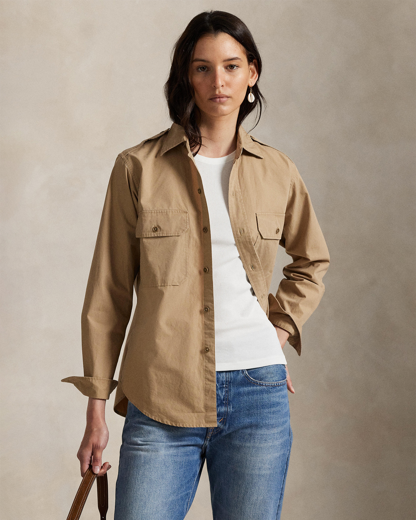 Cotton Twill Workshirt - ICONIC EXCLUSIVE