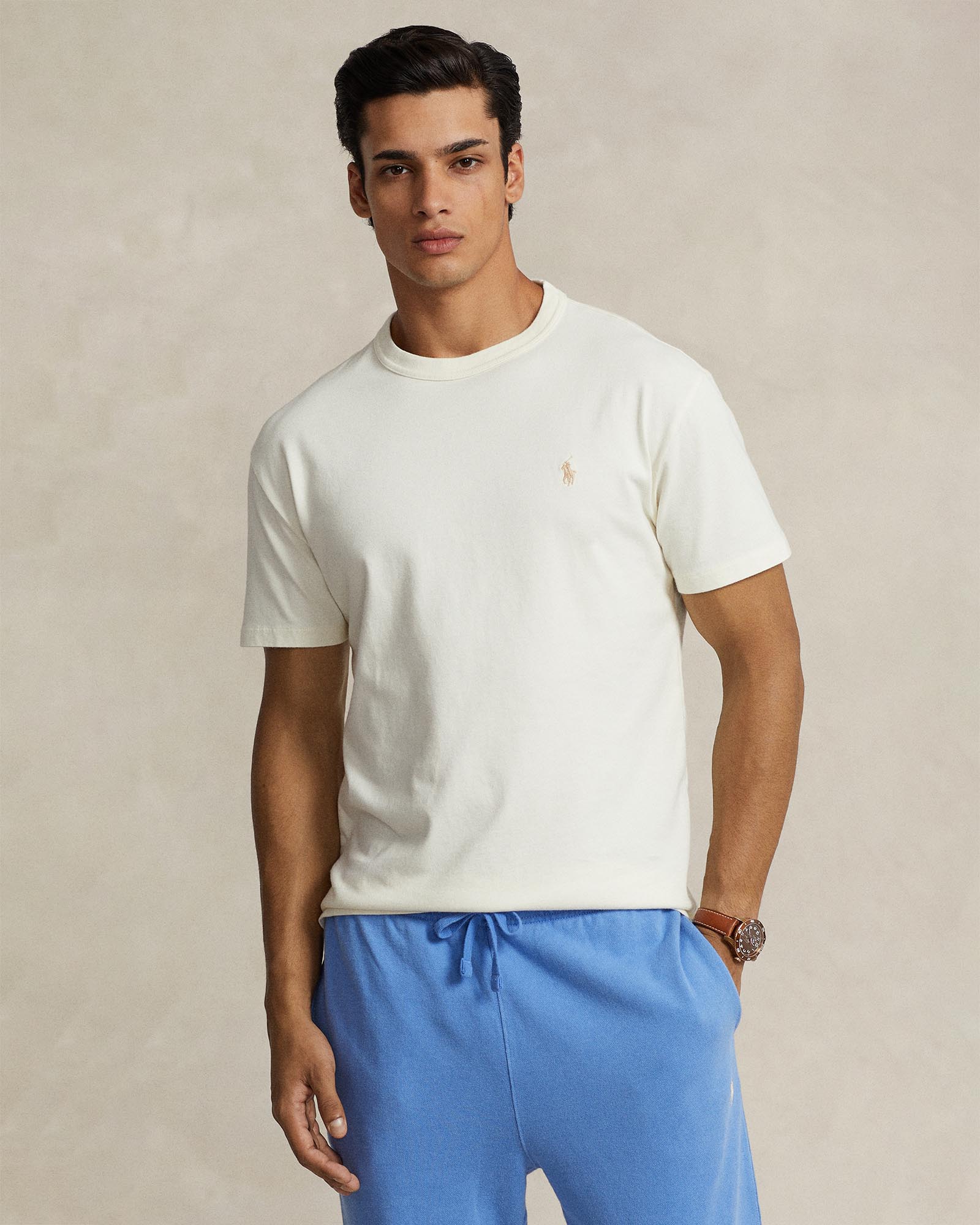 Classic Fit Jersey Crewneck T-Shirt