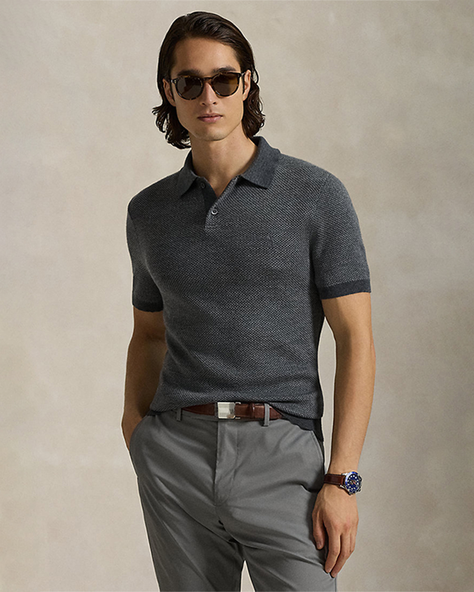 Performance Polo-Collar Sweater