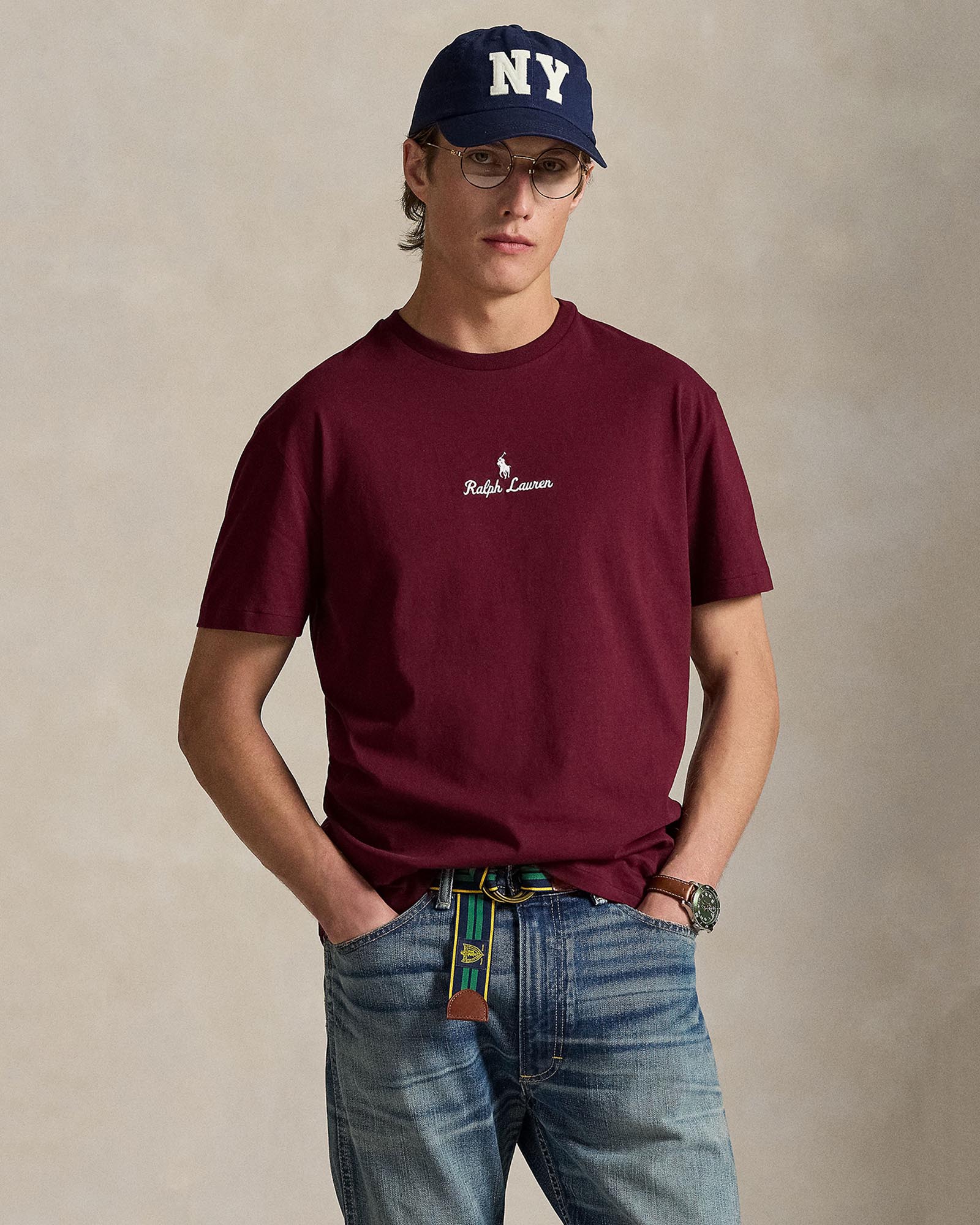 Classic Fit Logo Jersey T-Shirt