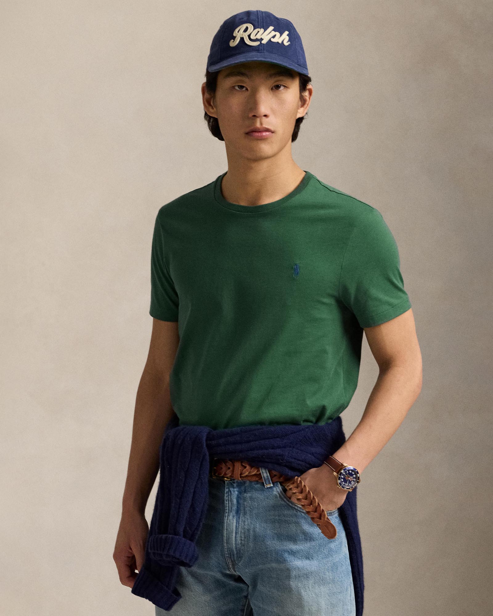 Custom Slim Fit Jersey Crewneck T-Shirt