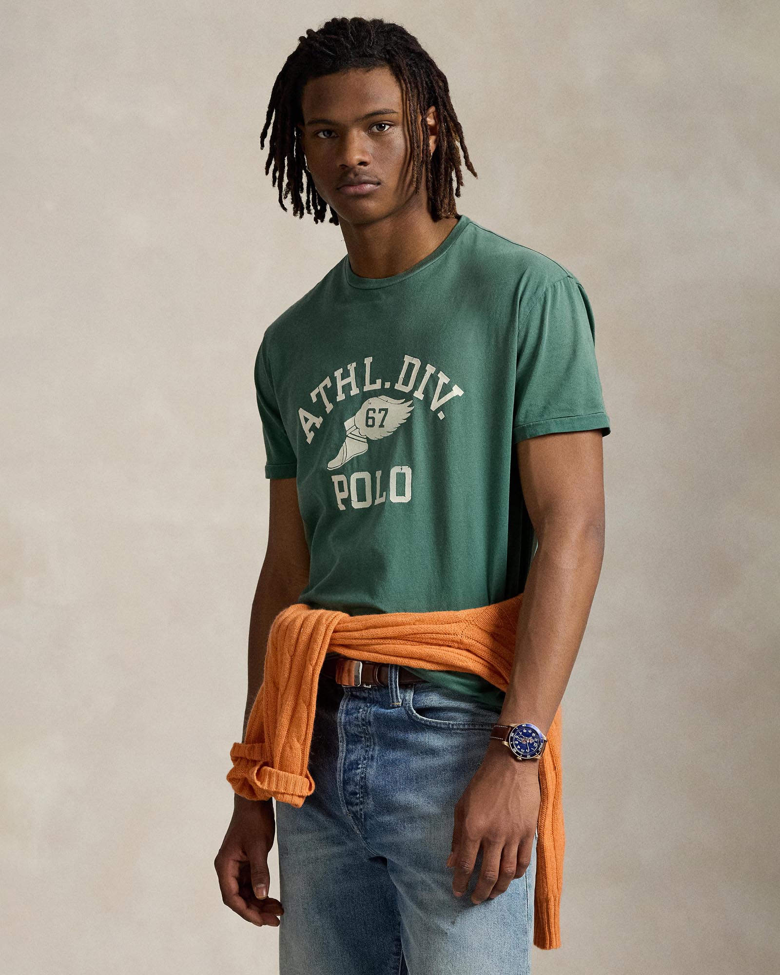 Classic Fit Logo Jersey T-Shirt