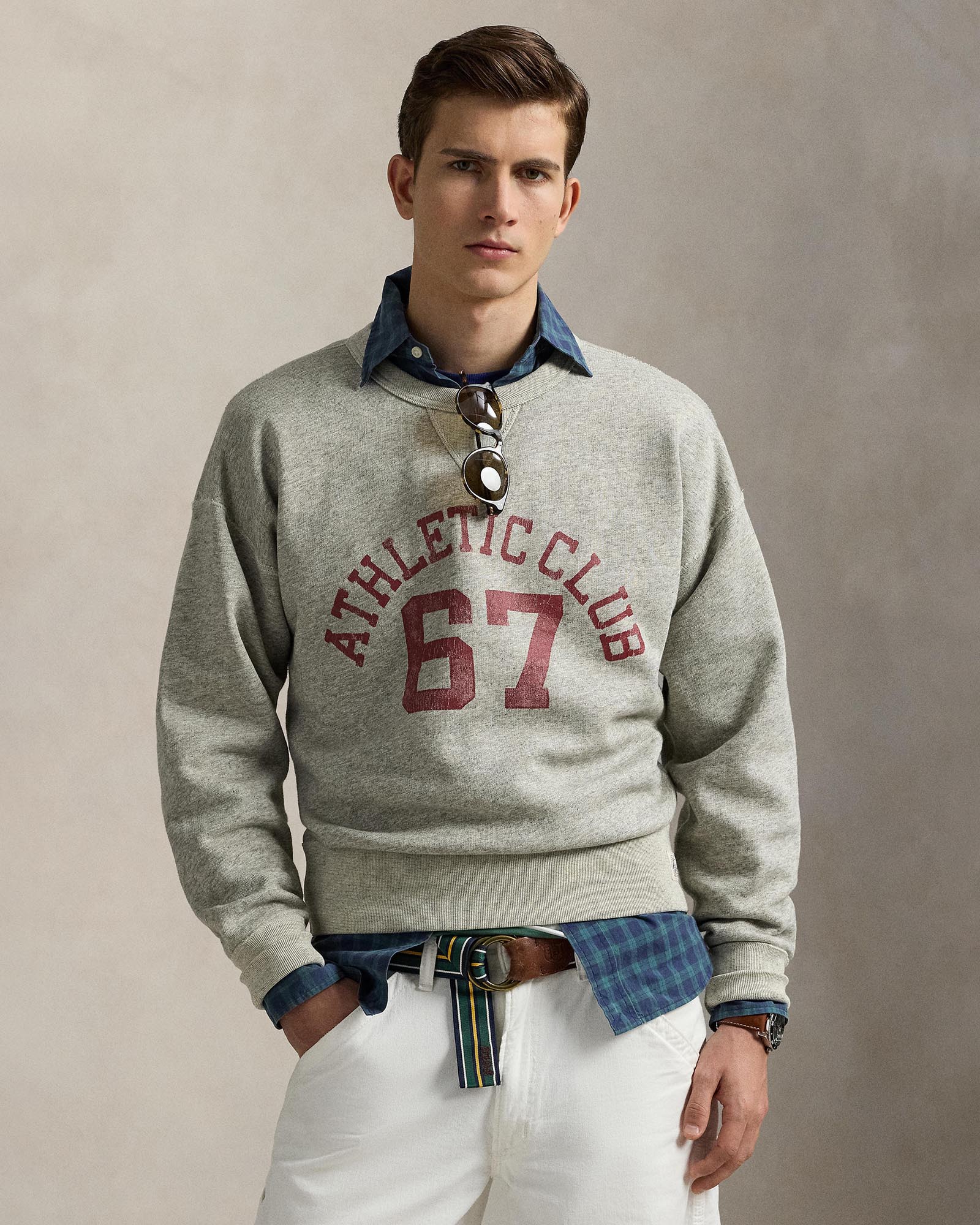 Loopback Fleece Graphic Sweatshirt