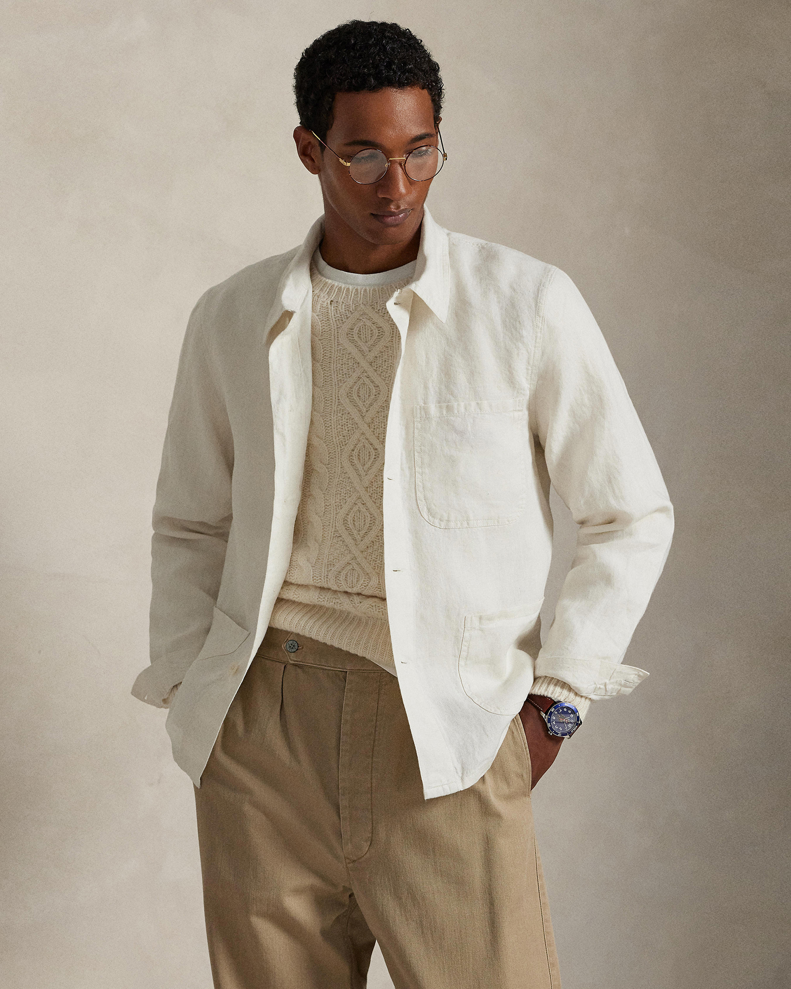 Linen Utility Jacket