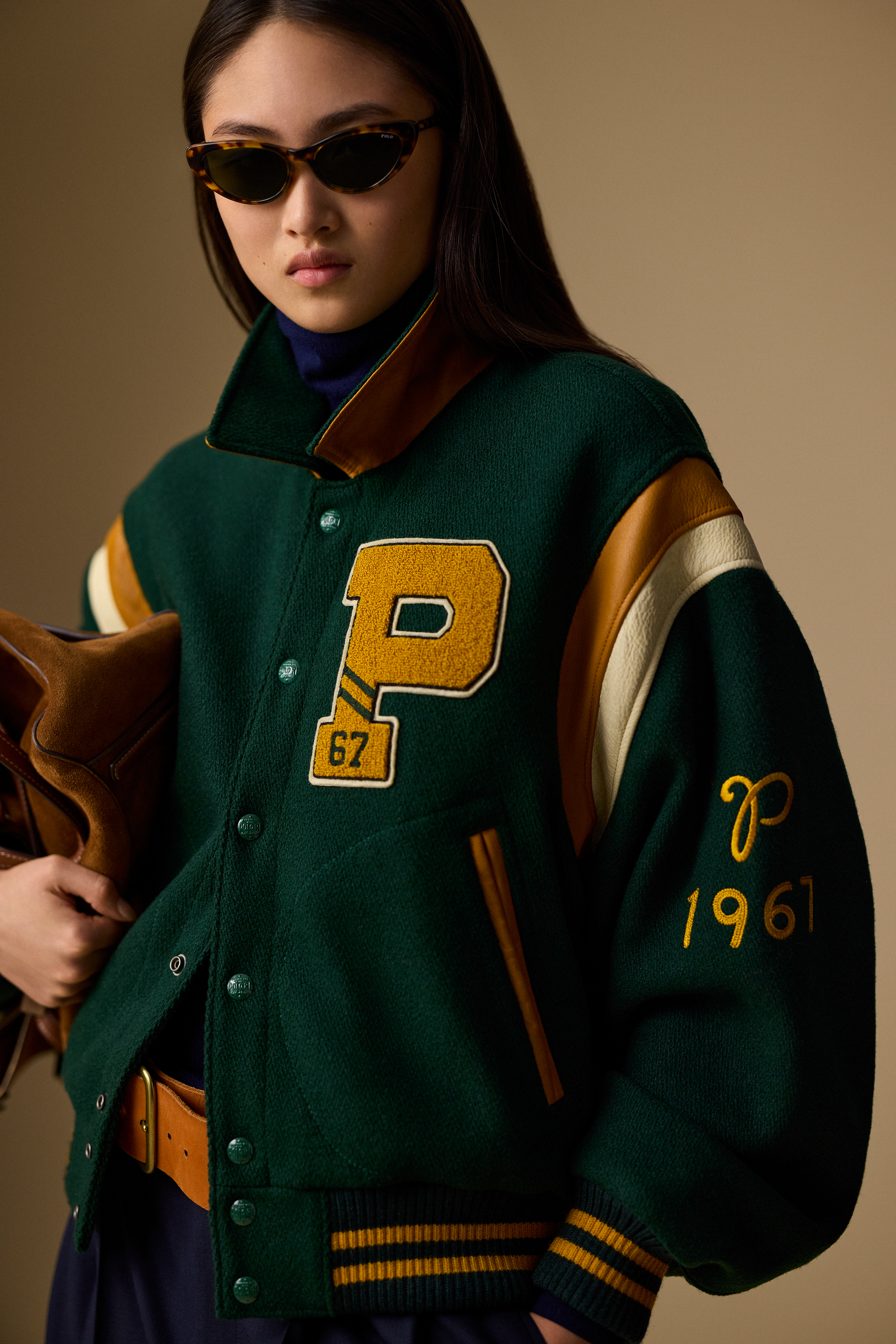 Wool-Blend Letter Jacket - ICONIC EXCLUSIVE