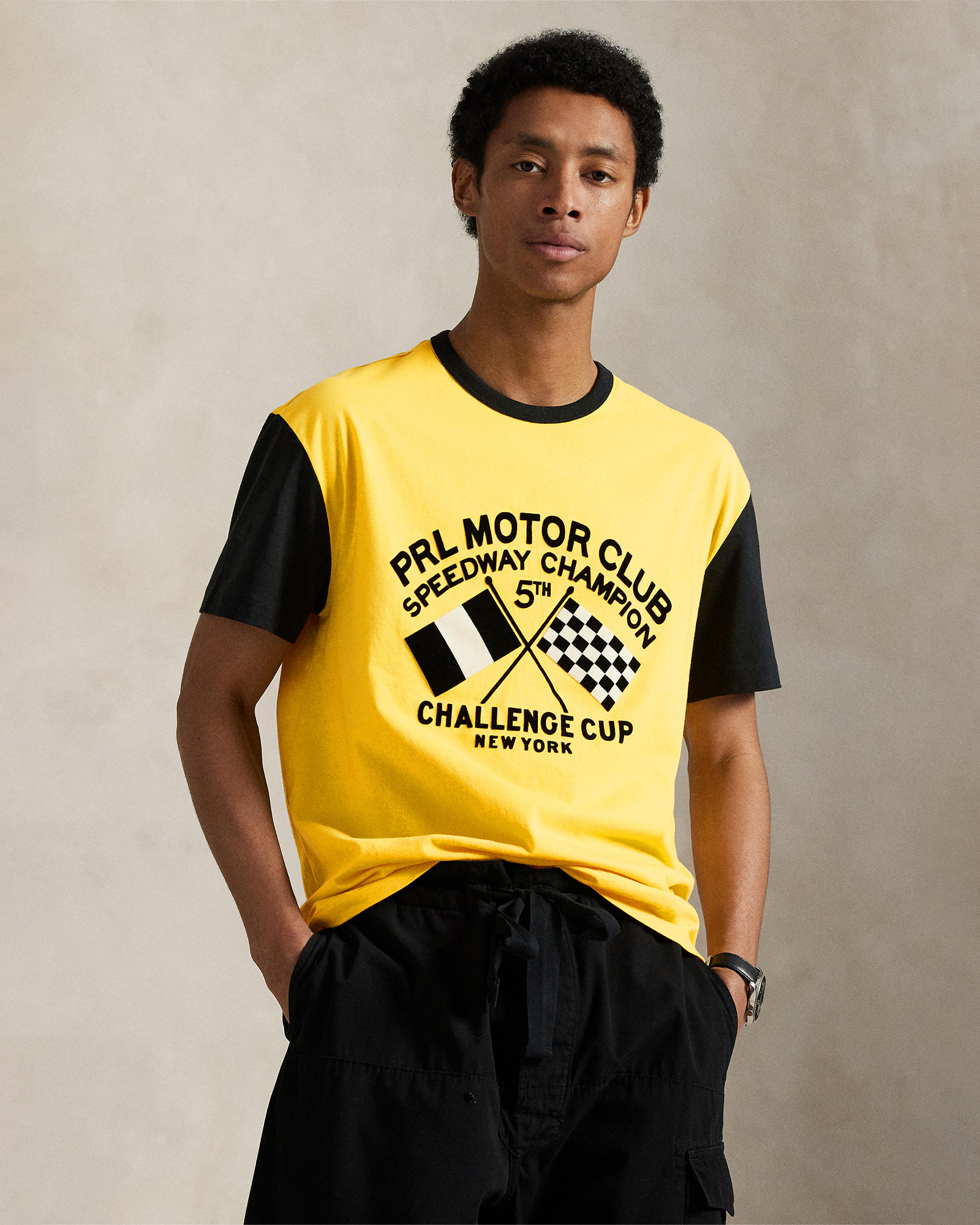 ICONIC EXCLUSIVE - Classic Fit Jersey Graphic T-Shirt