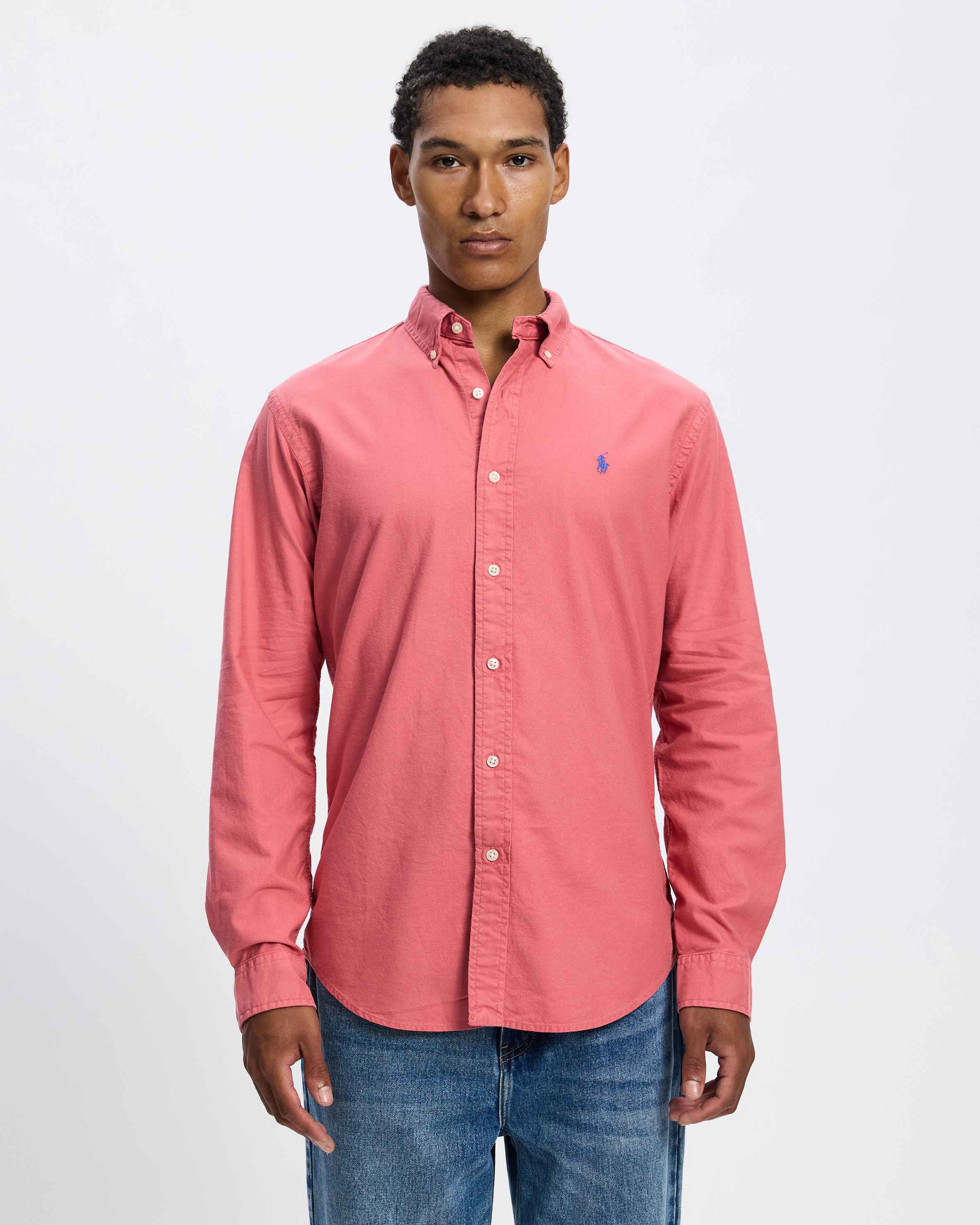 ICONIC EXCLUSIVE - Custom Fit Garment-Dyed Oxford Shirt