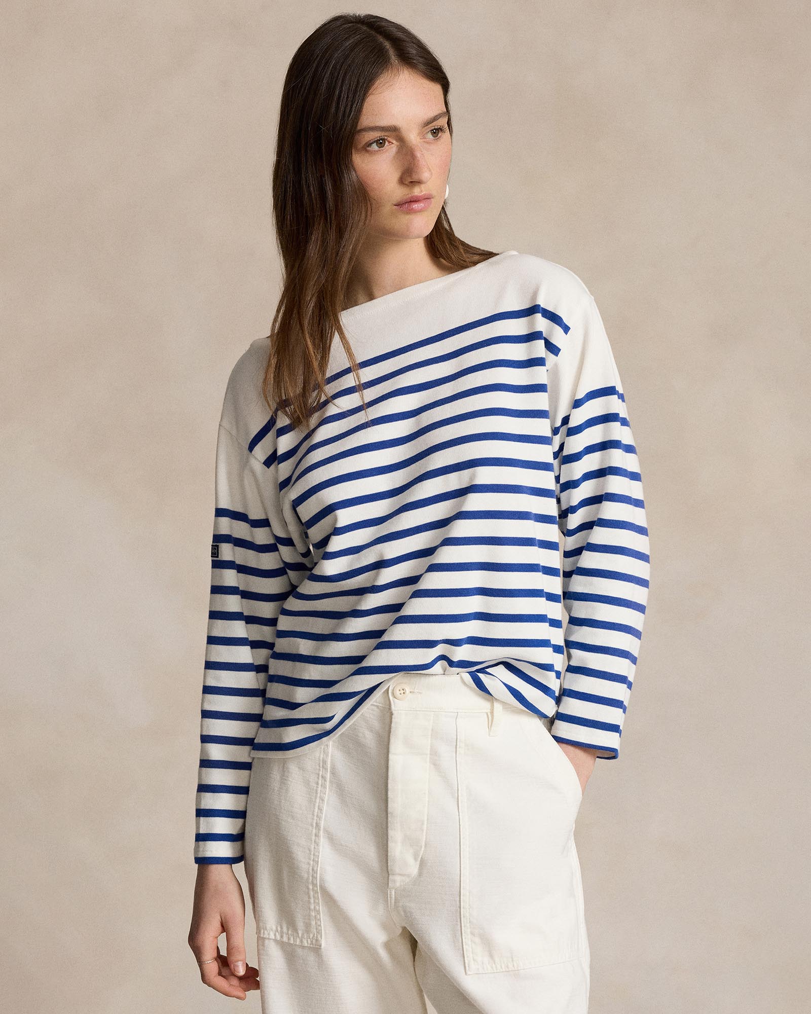 Striped Boatneck Mariner Tee