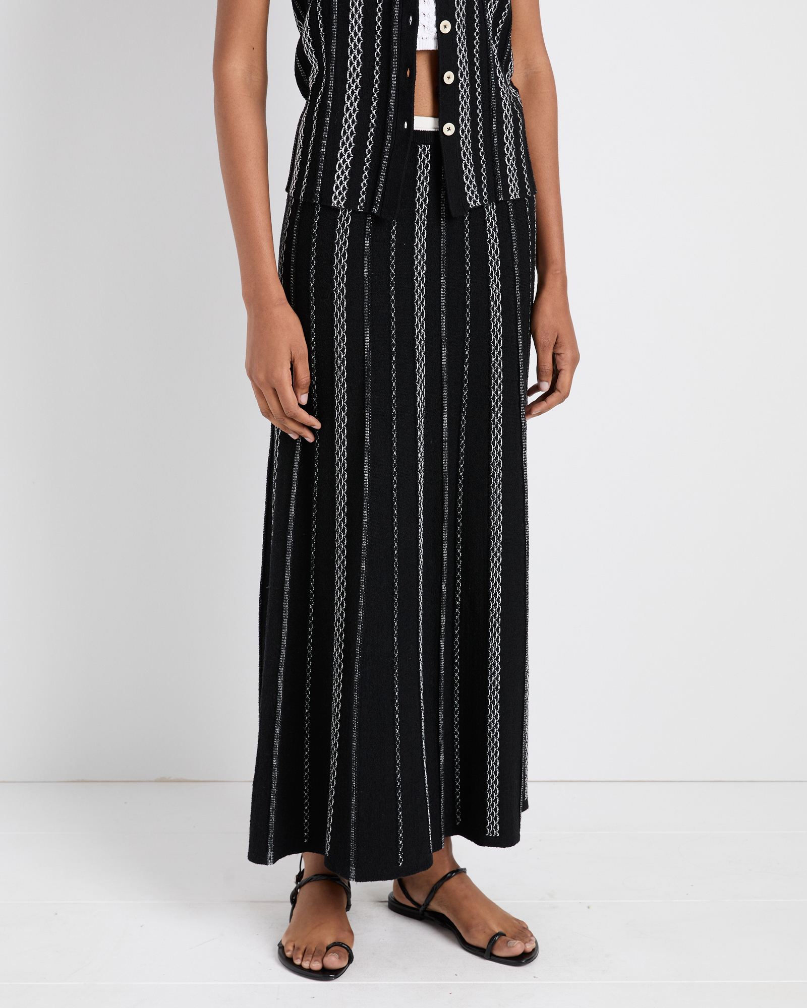 Morena Skirt In Textured Knit