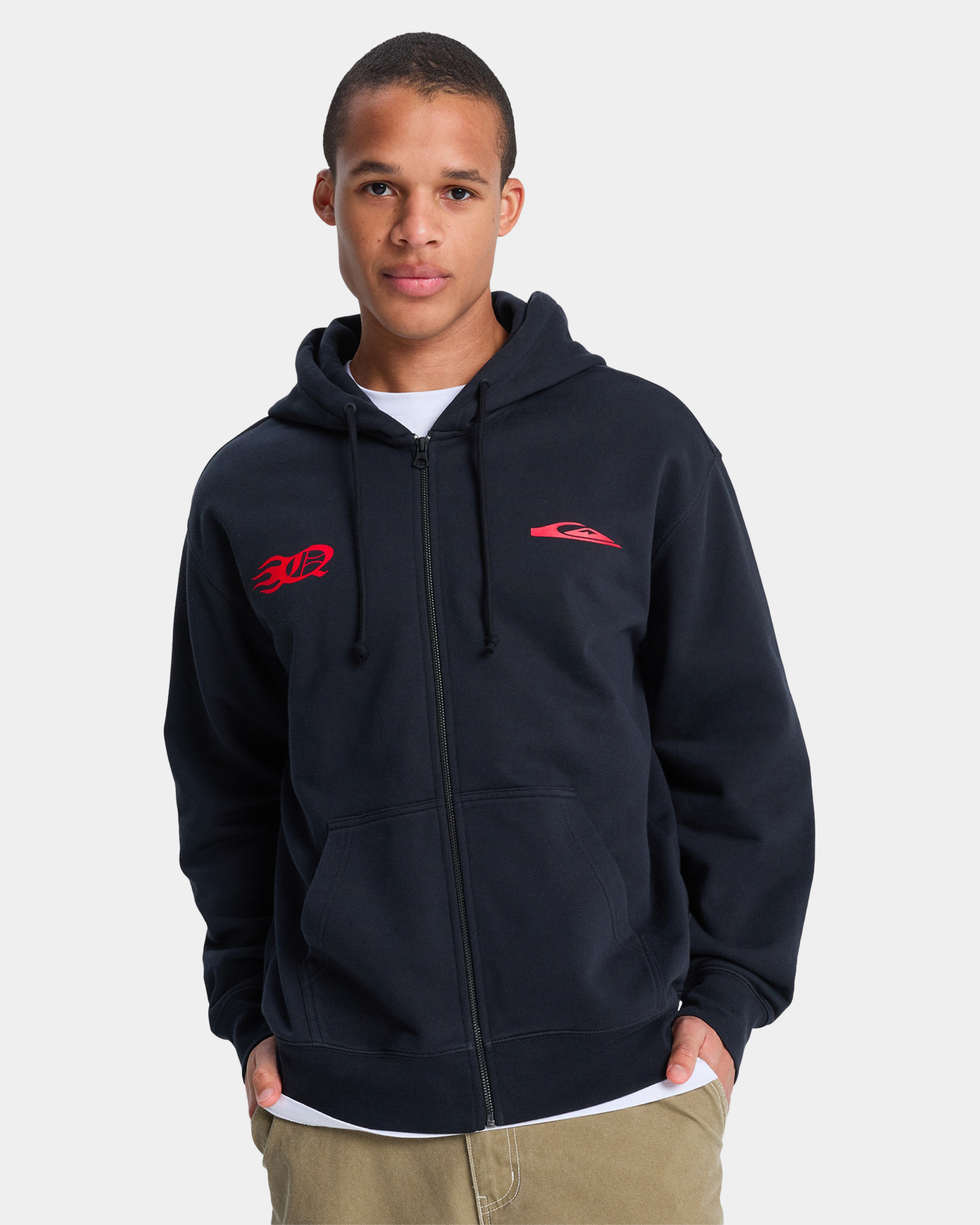 Mens Mercury Trident Zip Up Hoodie