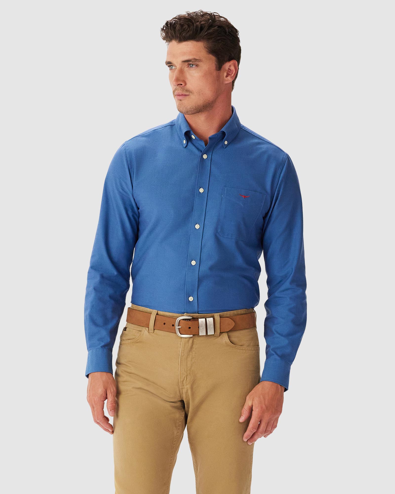 Regular Oxford Button Down Collar Shirt