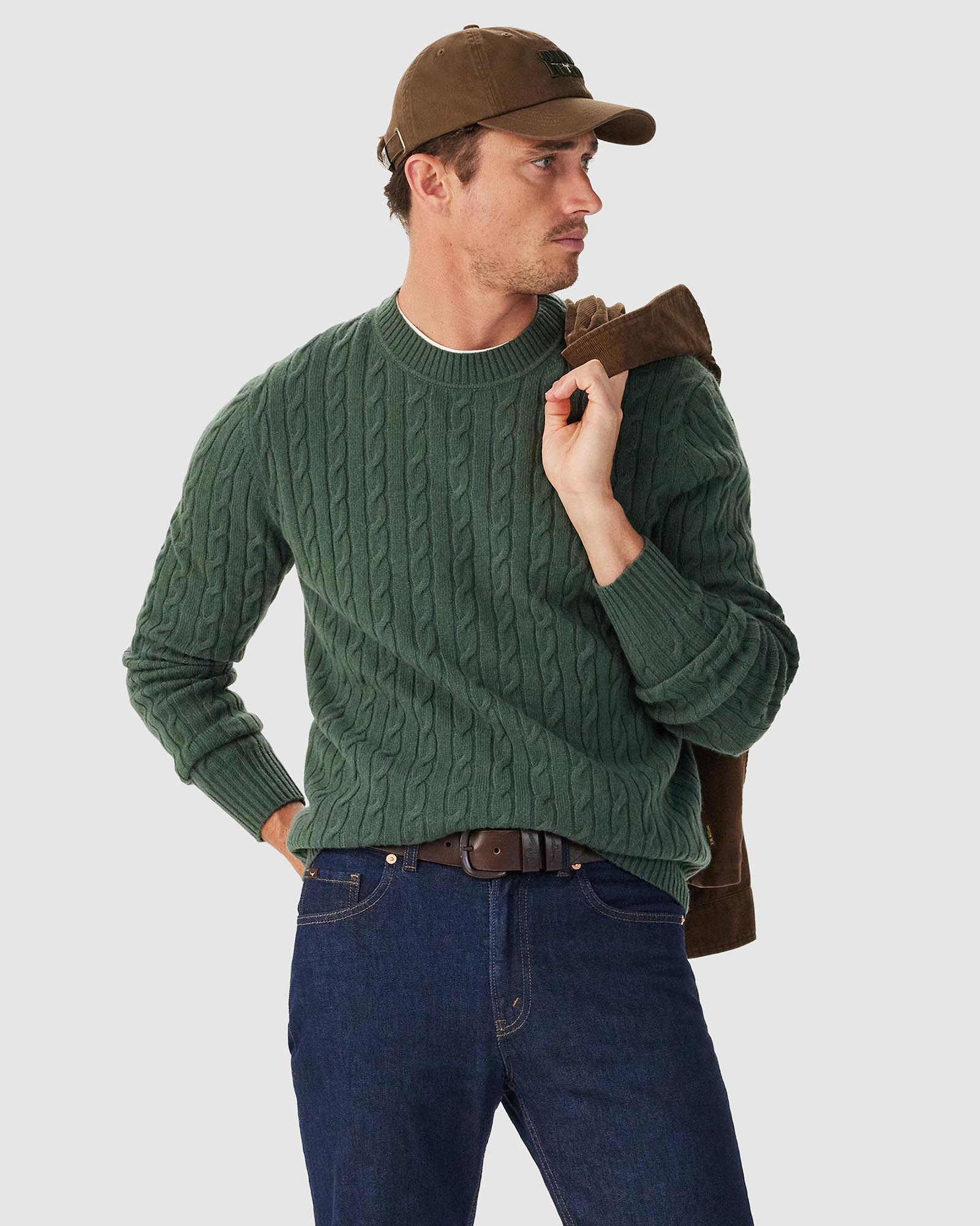 Jones Lambswool Cable Knit
