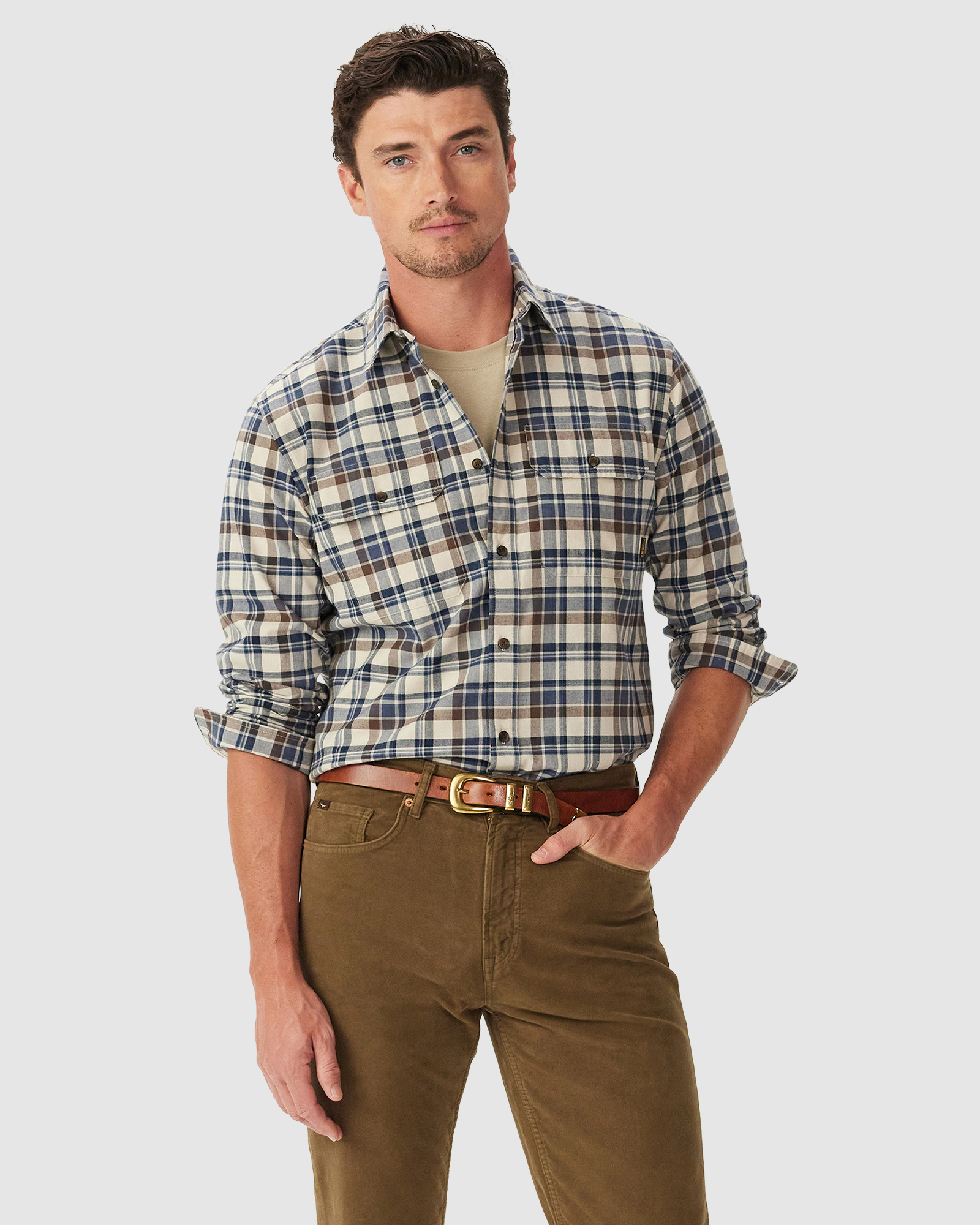 Orion Brushed Check Shirt