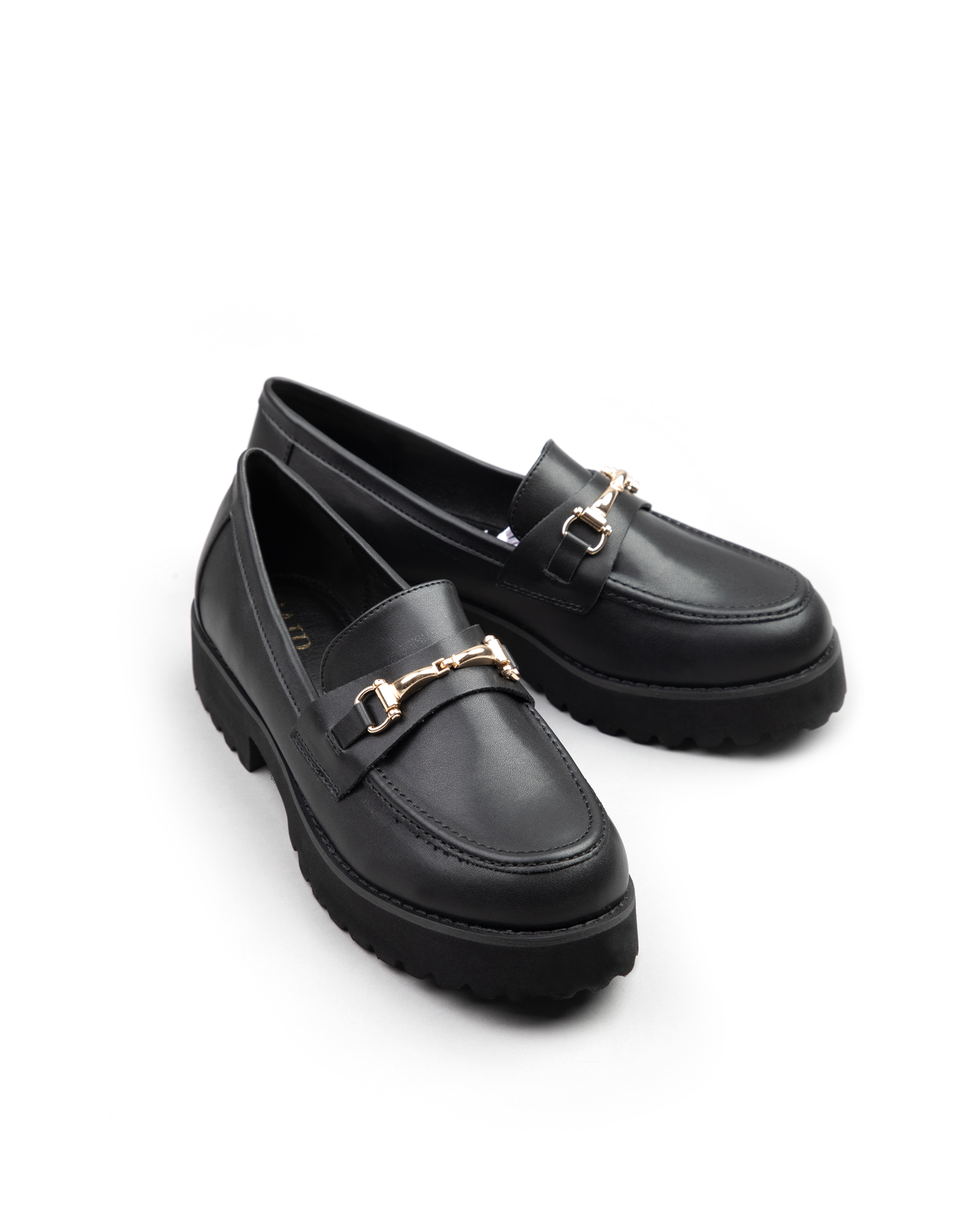 Empire chunky loafers in black