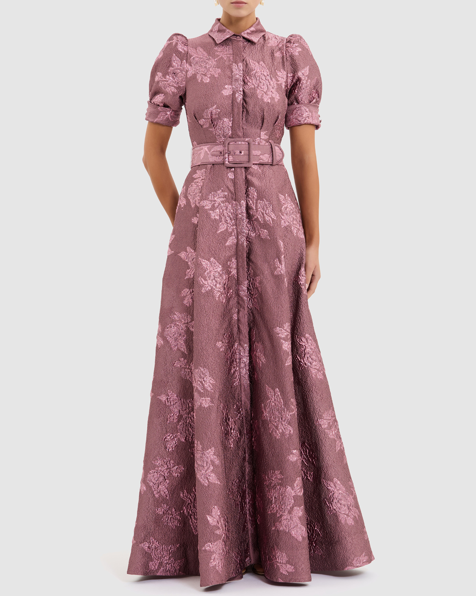 Annette Button Gown