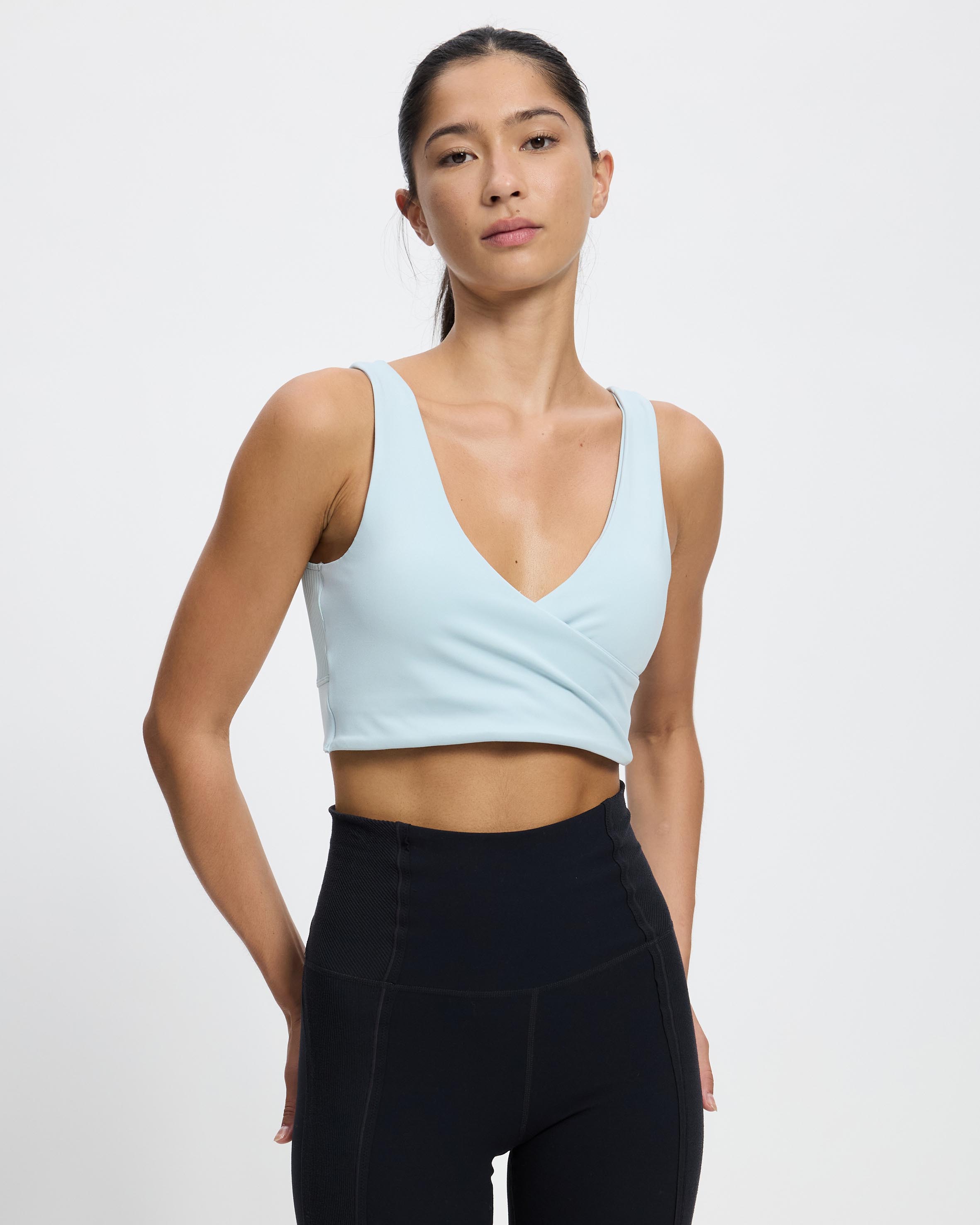 Lux Peached V-Neck Bra