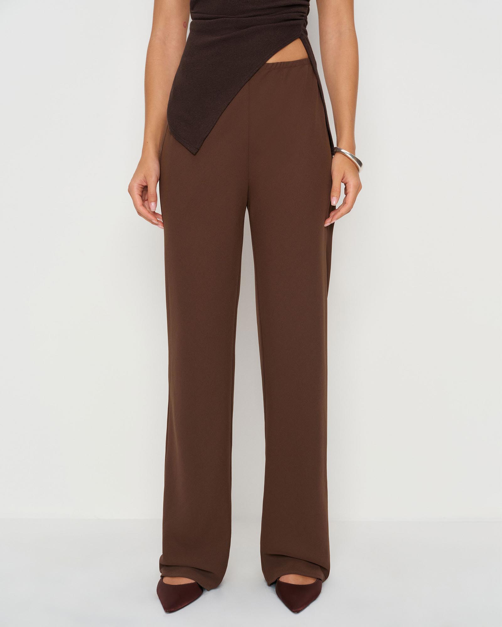 Gale Mid Rise Bias Pants
