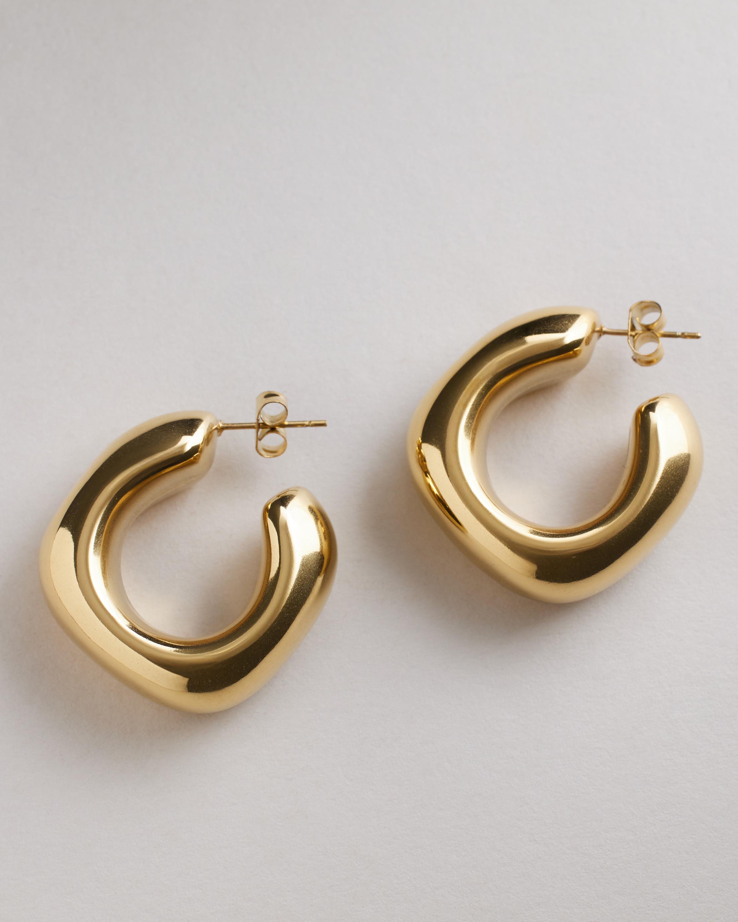 Trending Upwards Hoop Earrings