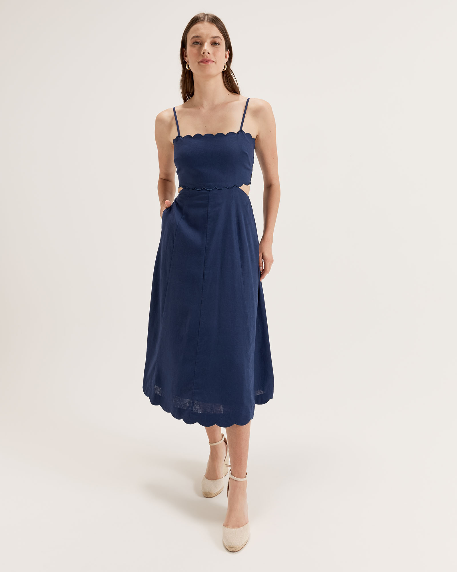 Gigi Scalloped Dress