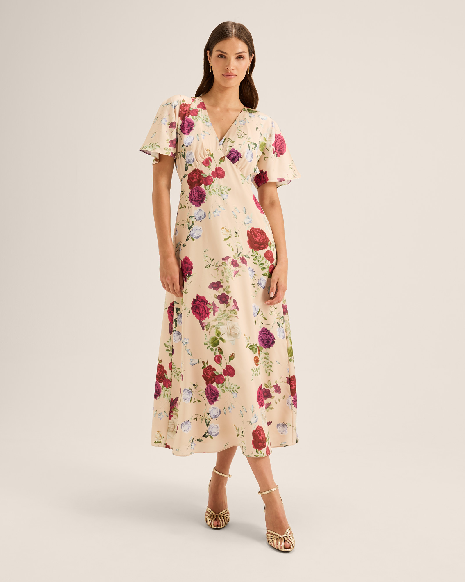 Soiree Satin Dress