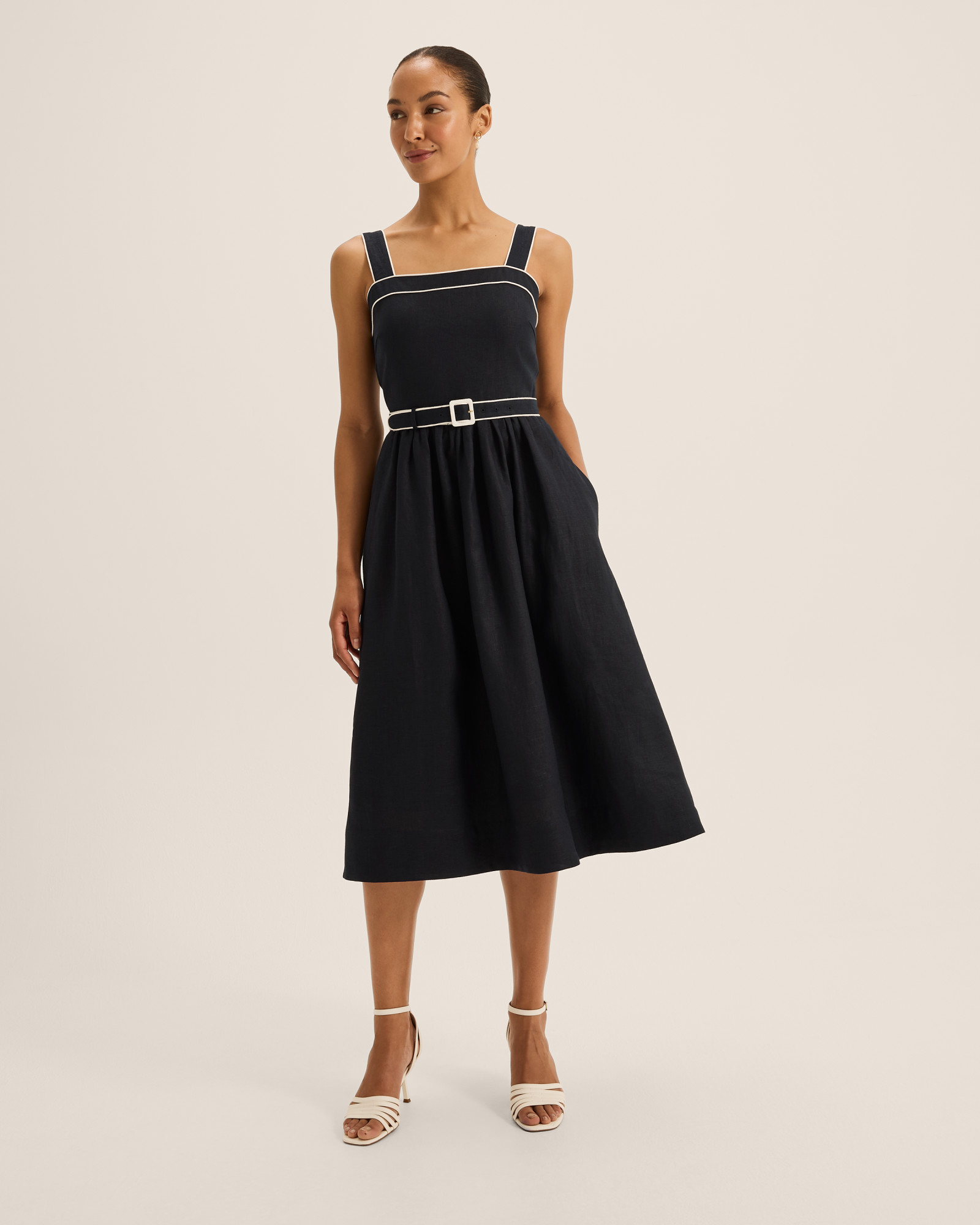 Jane Linen Sun Dress