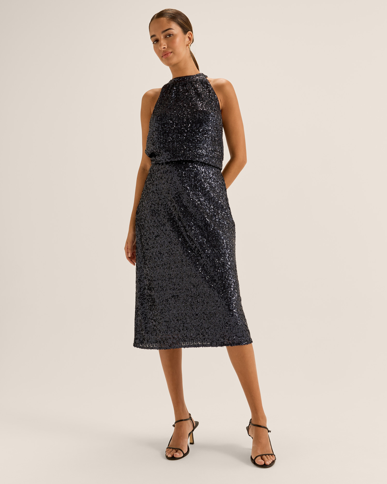 Sasha Sequin Pencil Skirt