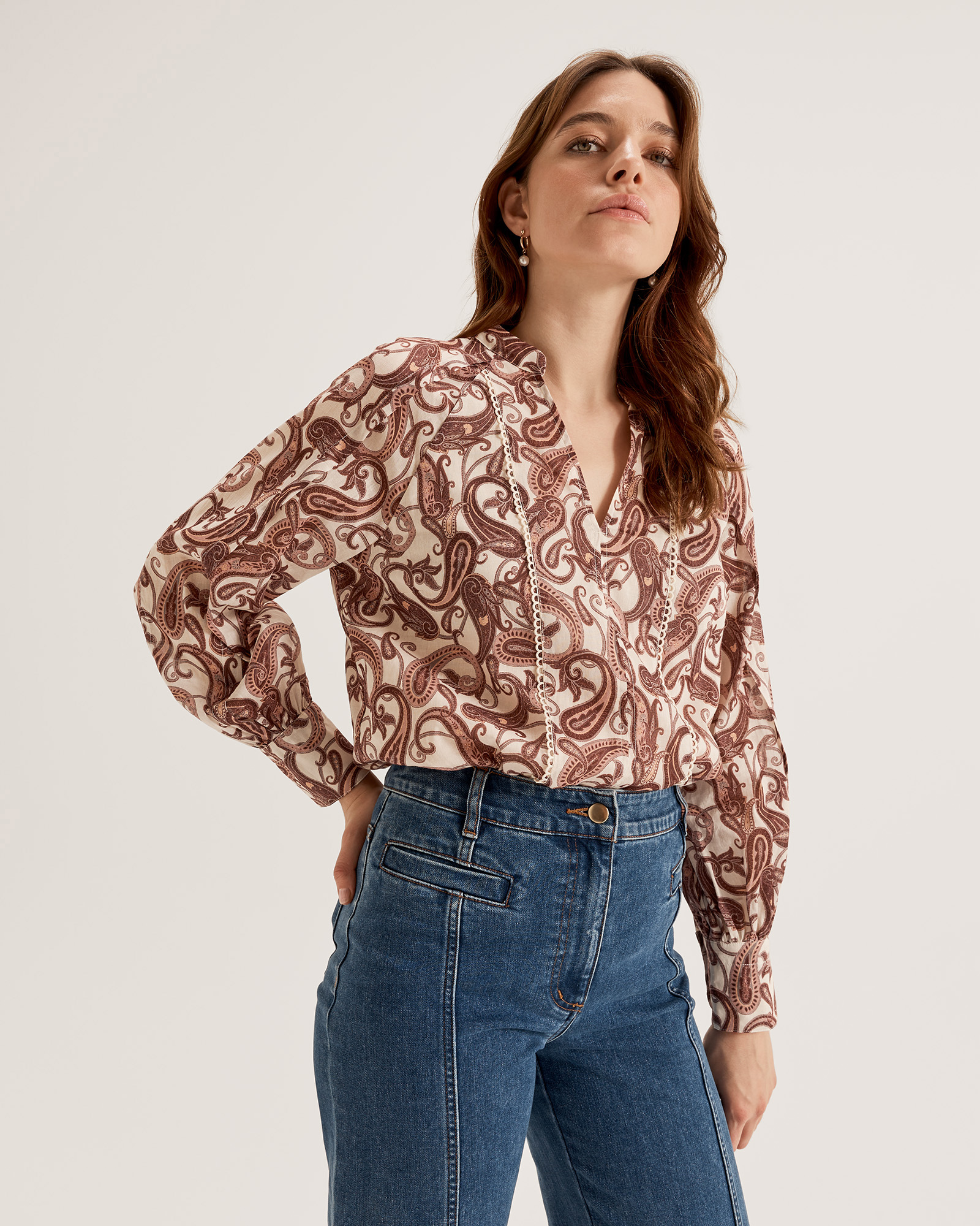 Sorrento Paisley Blouse
