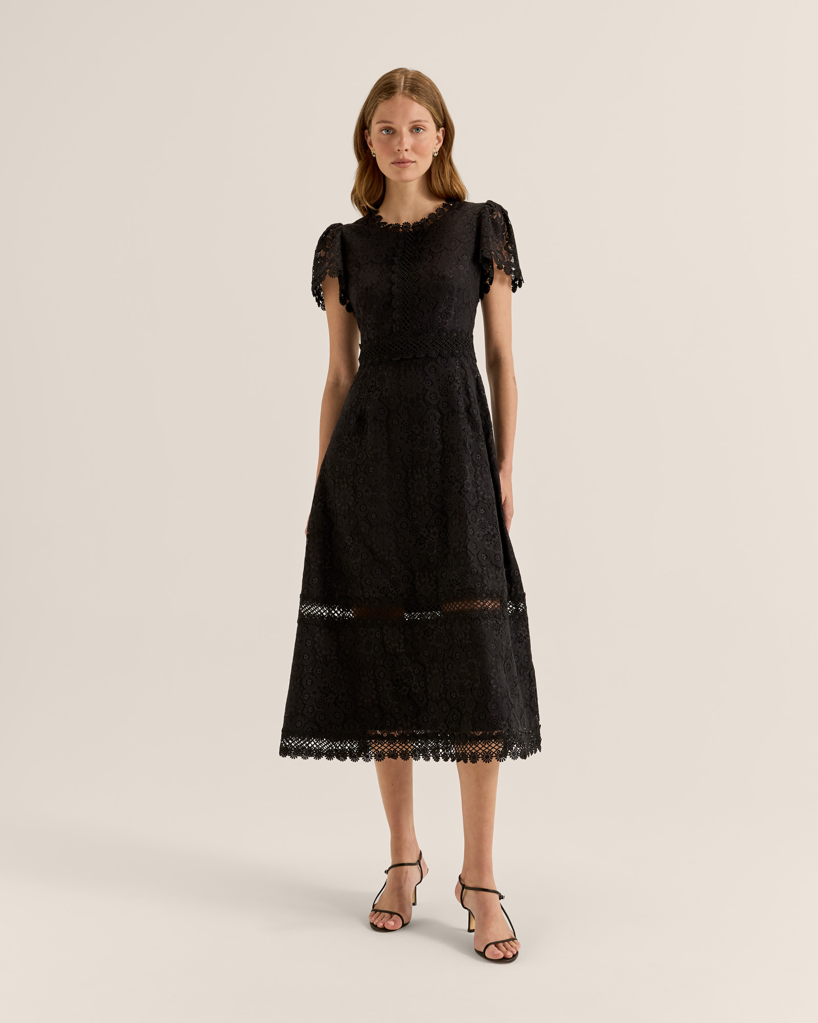 Cosmos Lace Midi Dress