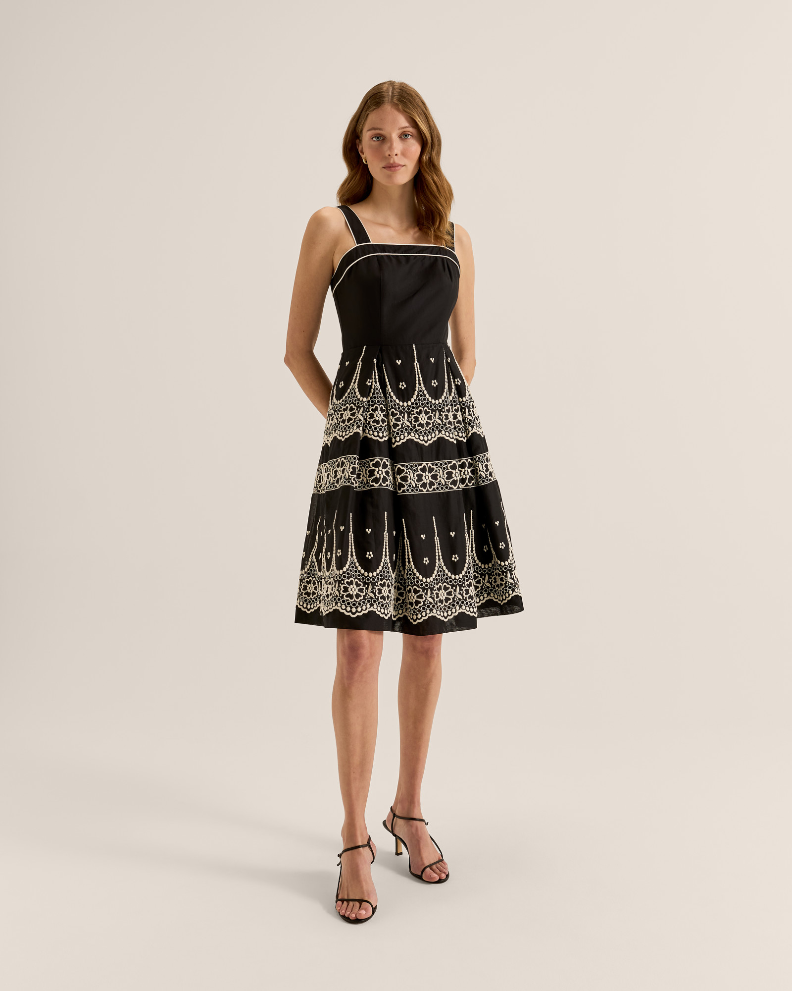 Florida Embroidered Sun Dress