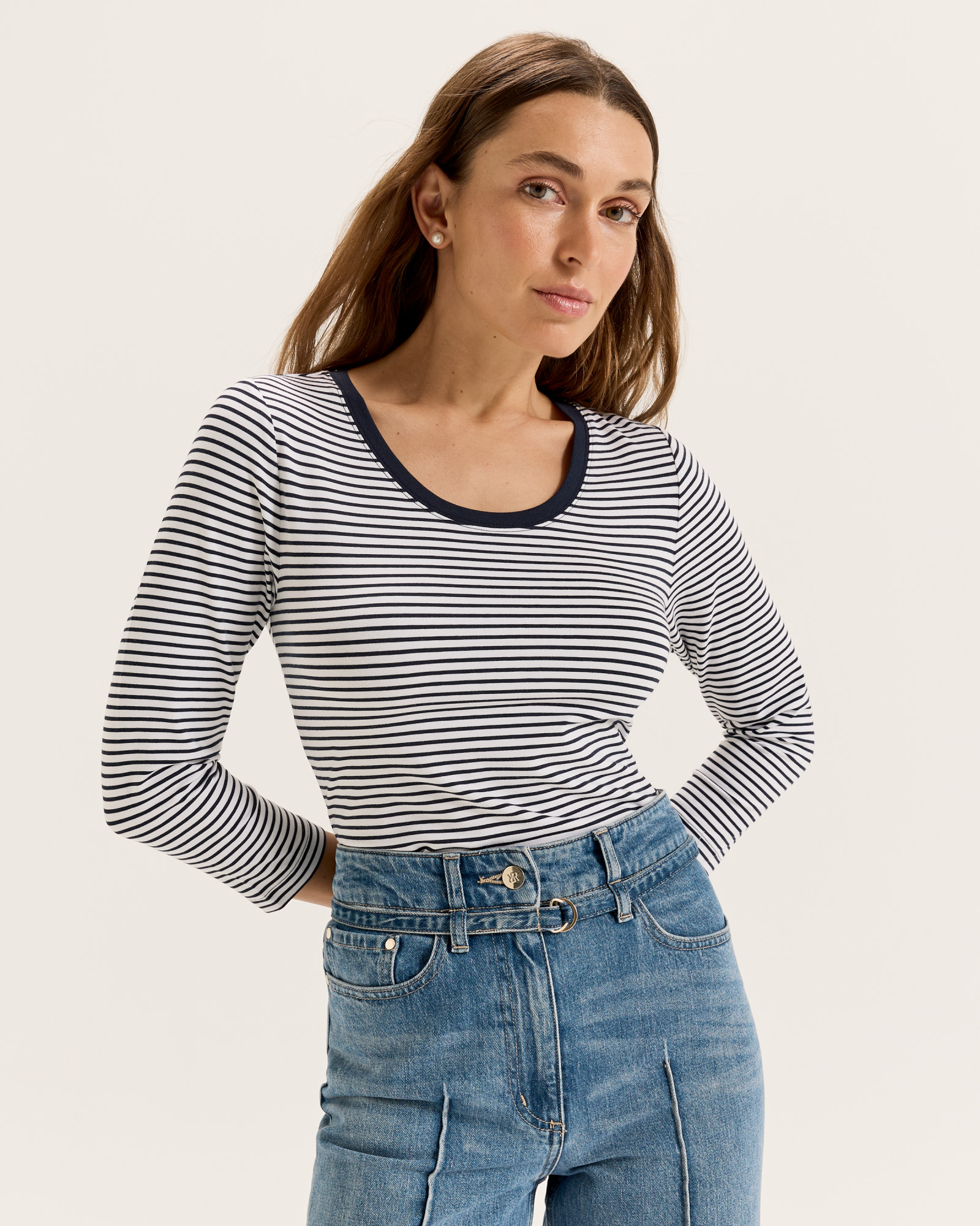 Maisey Stripe Top