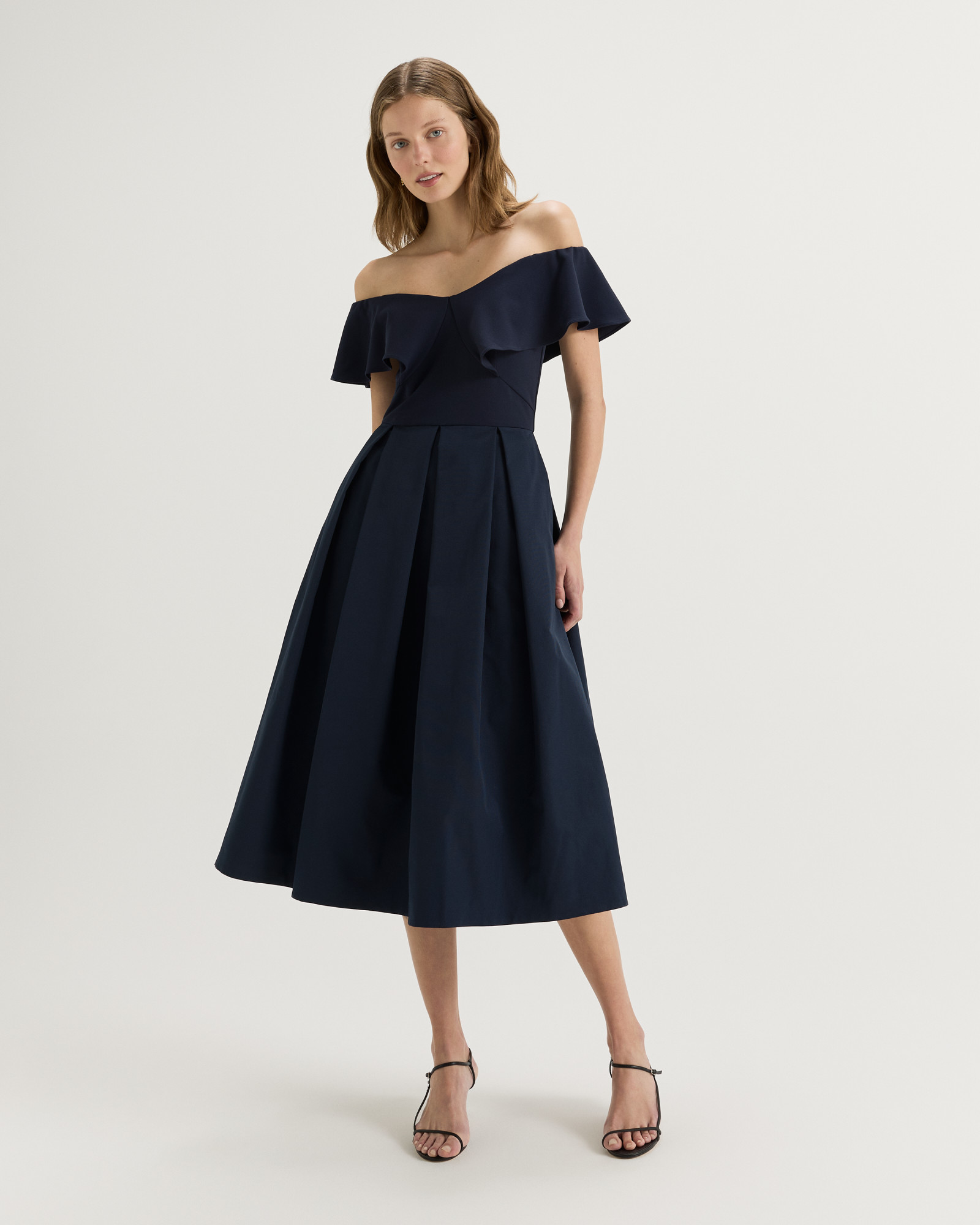 Petal Fluted Dress