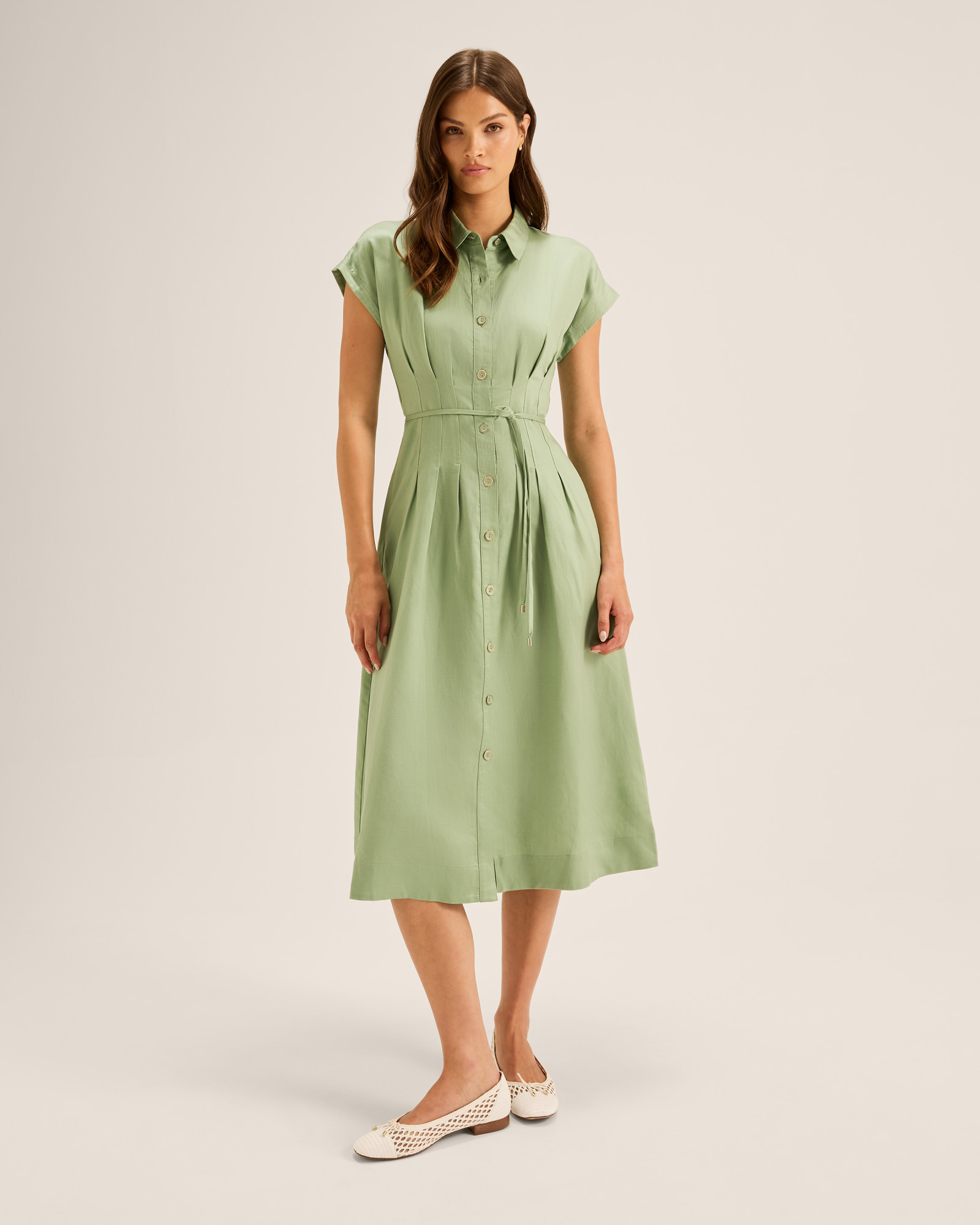 Marine Shirt Dress