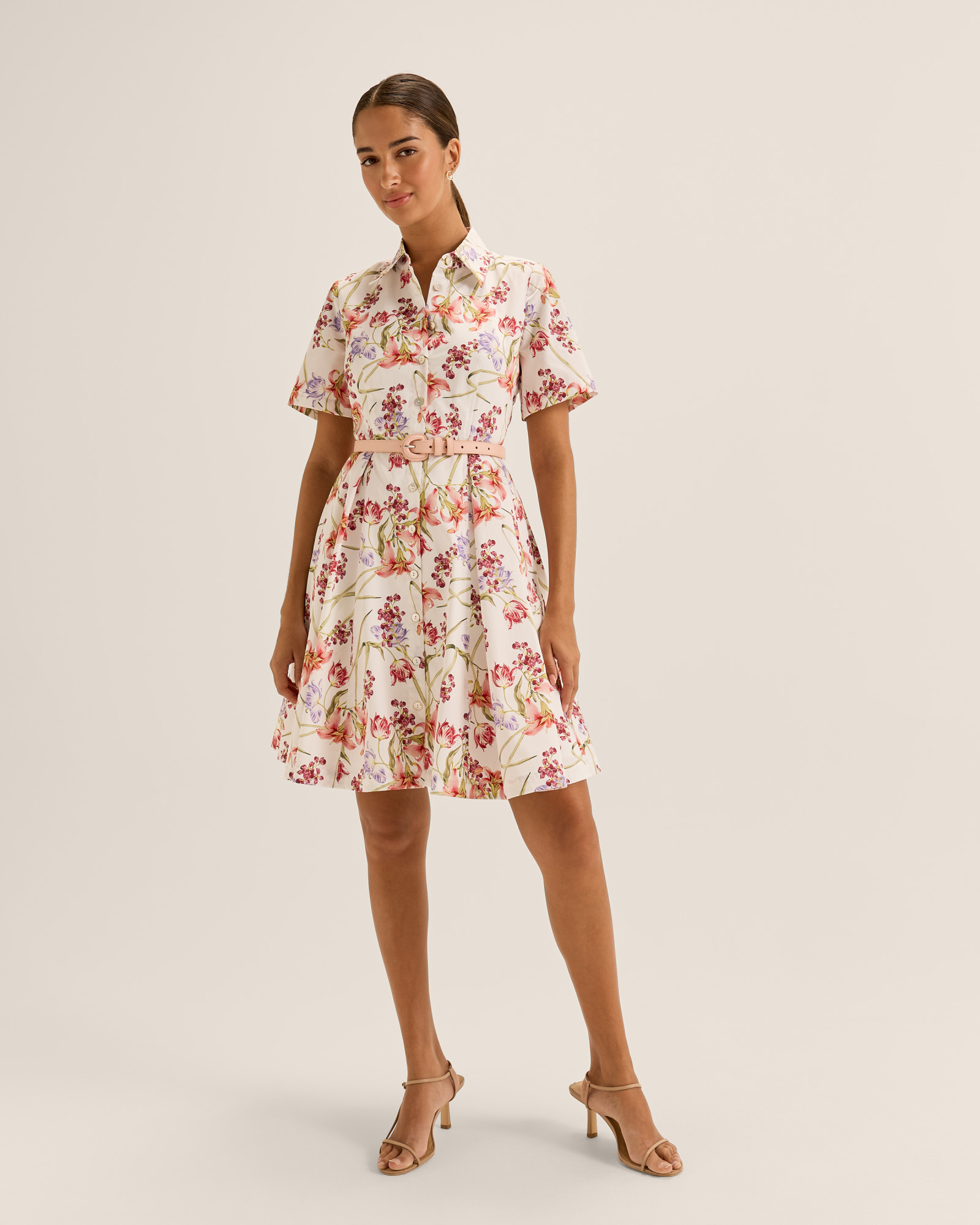 Tropics Mini Shirt Dress