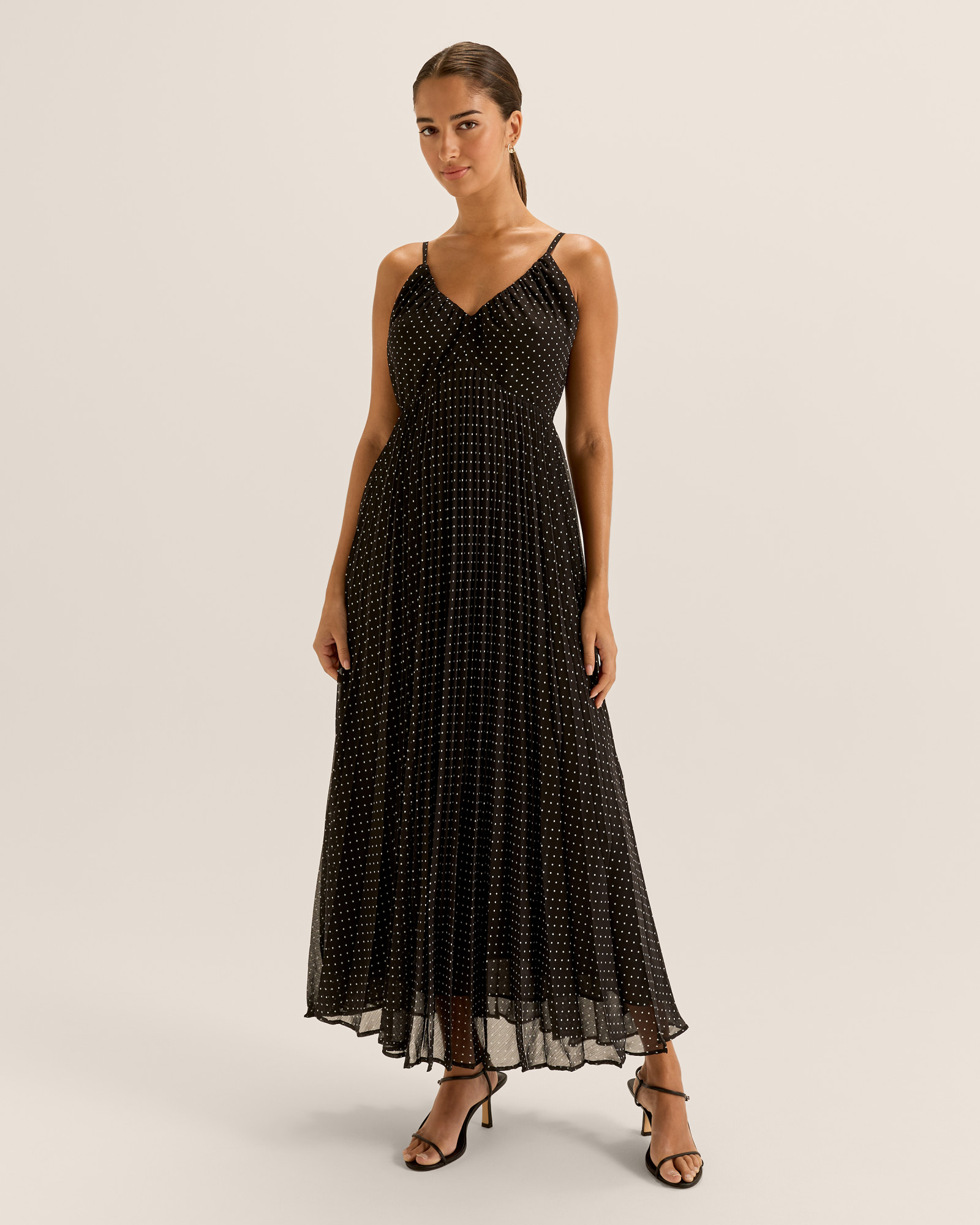 Zoe Spot Maxi Dress