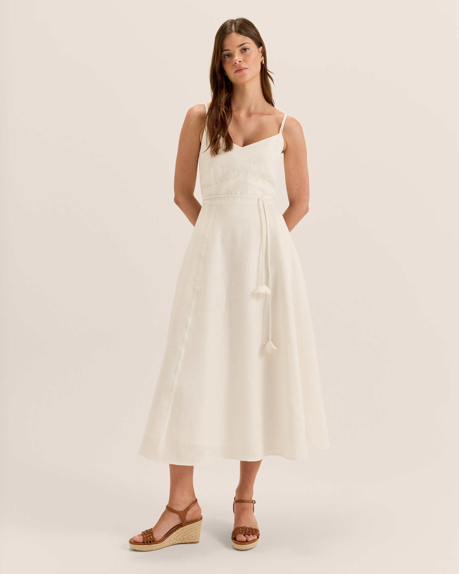 Aelia Linen Sun Dress