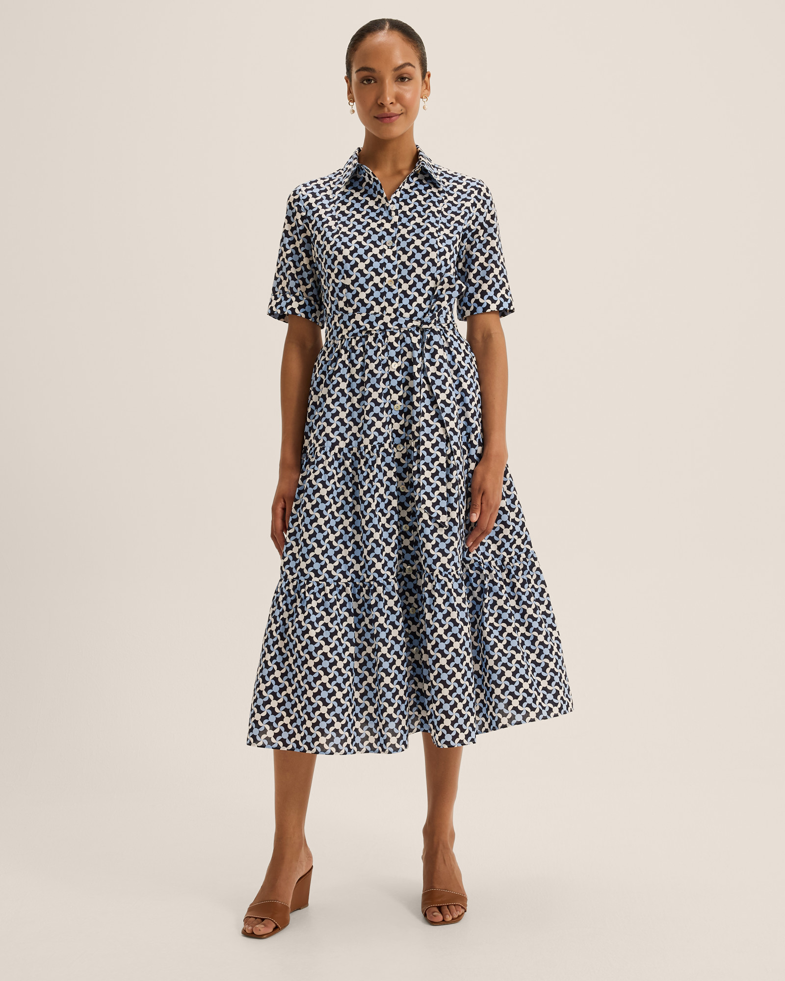 Checkers Shirt Dress
