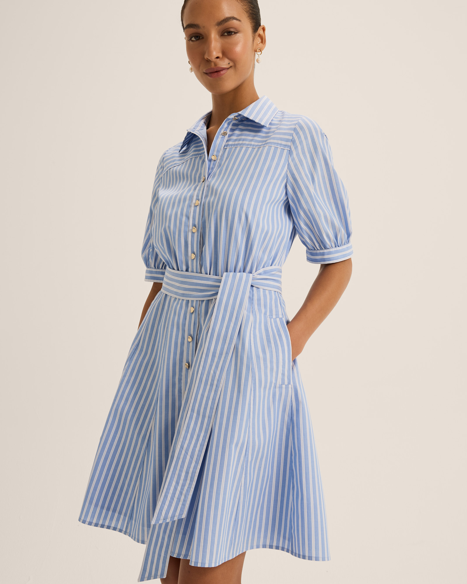 Ivy Mini Shirt Dress