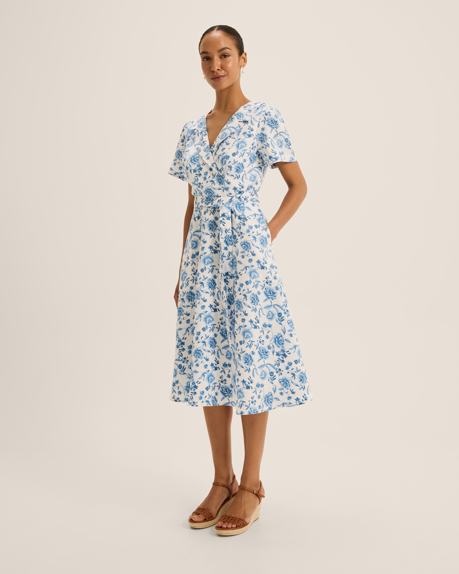 Charlotte Floral Shirt Dress
