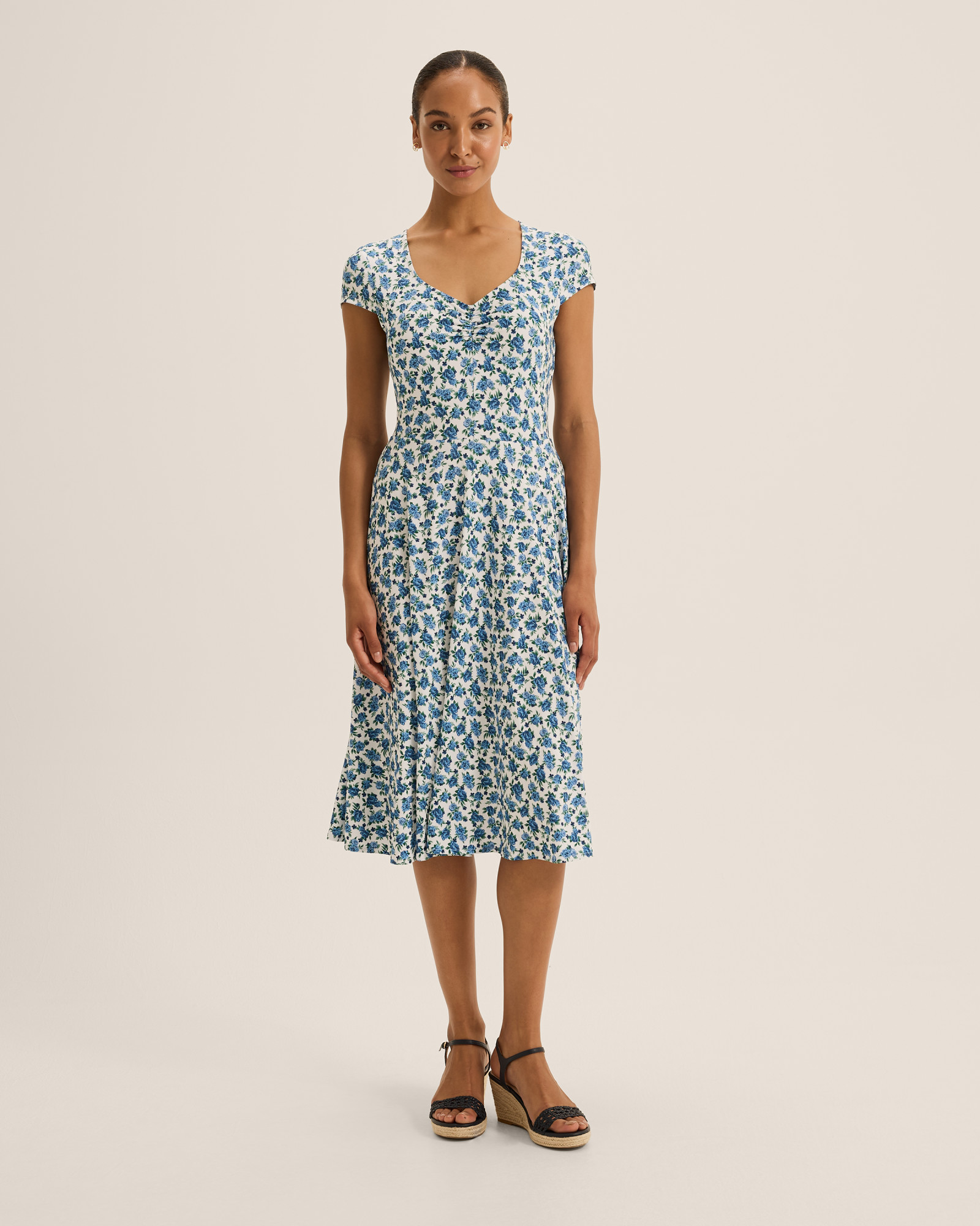 Diana Floral Jersey Dress