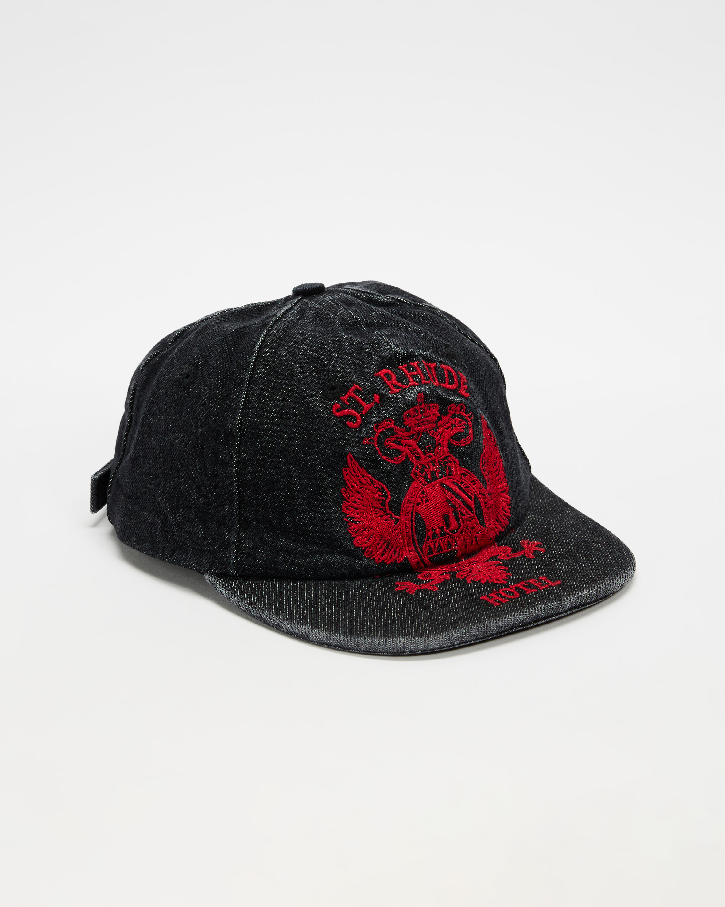 St. Rhude Seal Denim Curved Brim Hat